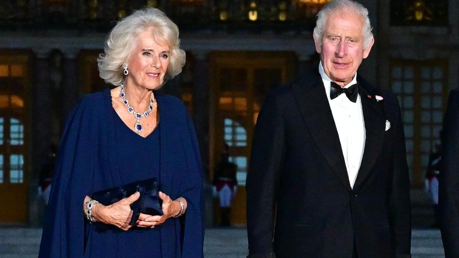 Charlotte Casiraghi's mother-in-law attends banquet for King Charles and Queen Camilla