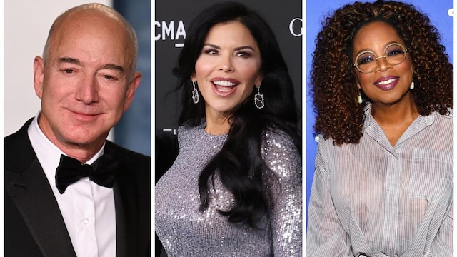 Jeff Bezos and Lauren Sanchez welcome Oprah Winfrey aboard their luxurious yacht