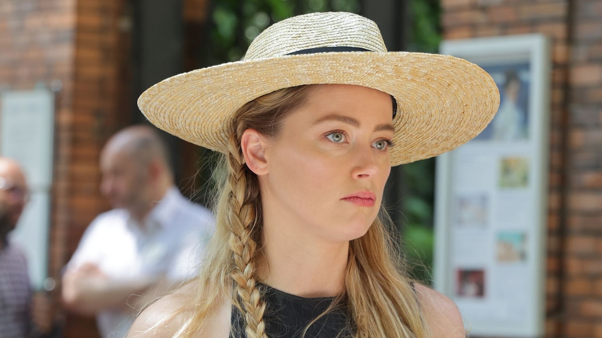 Amber Heard works out in Madrid as she prepares to welcome her second child