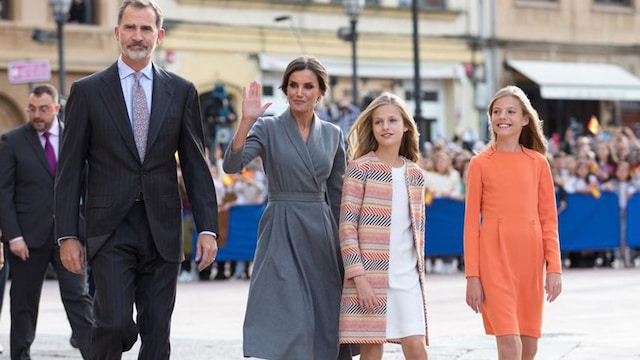 Princess Leonor, Infanta Sofia, Queen Letizia and King Felipe VI