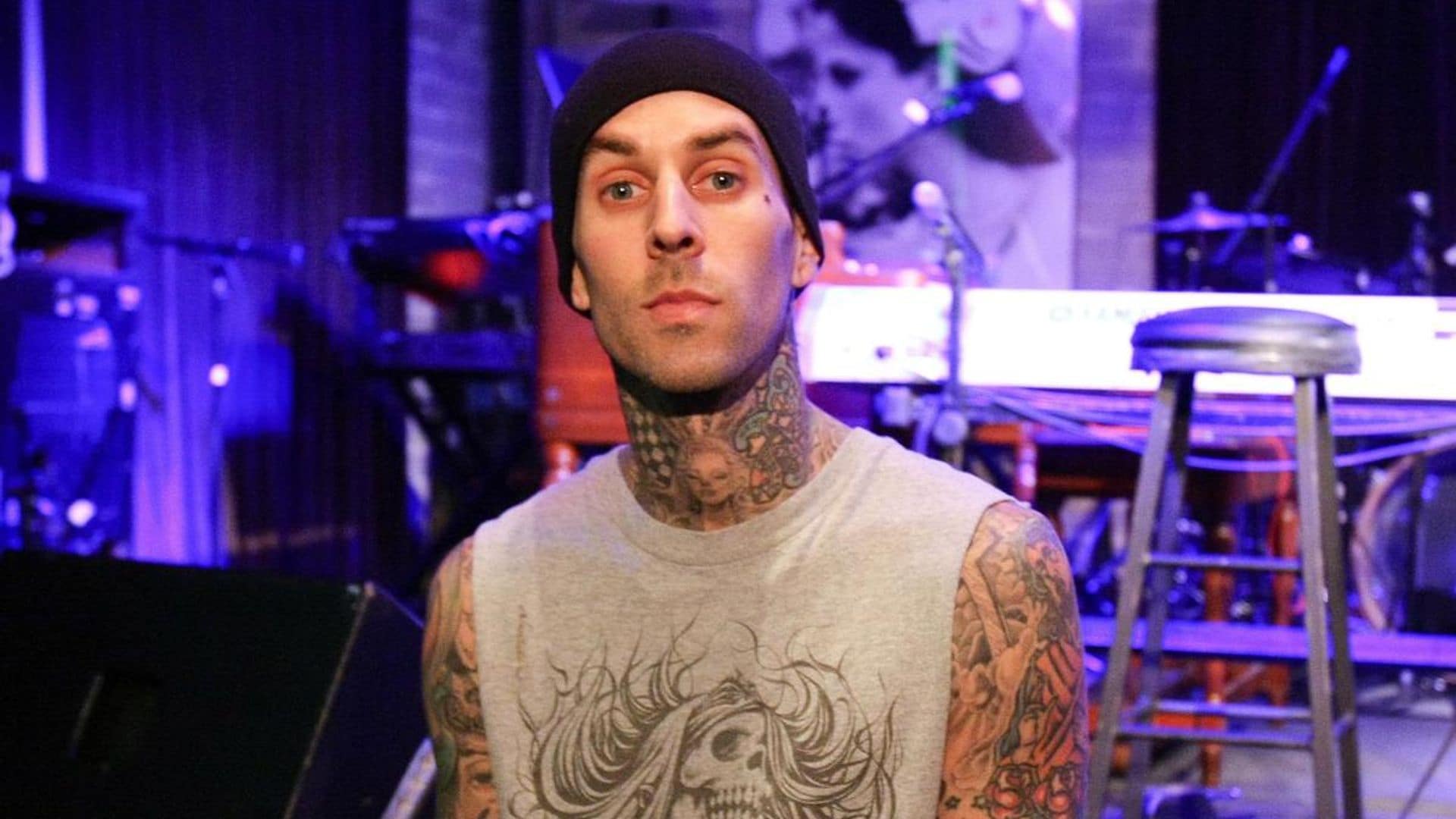 Did Travis Barker spend the Fourth of July in the hospital?