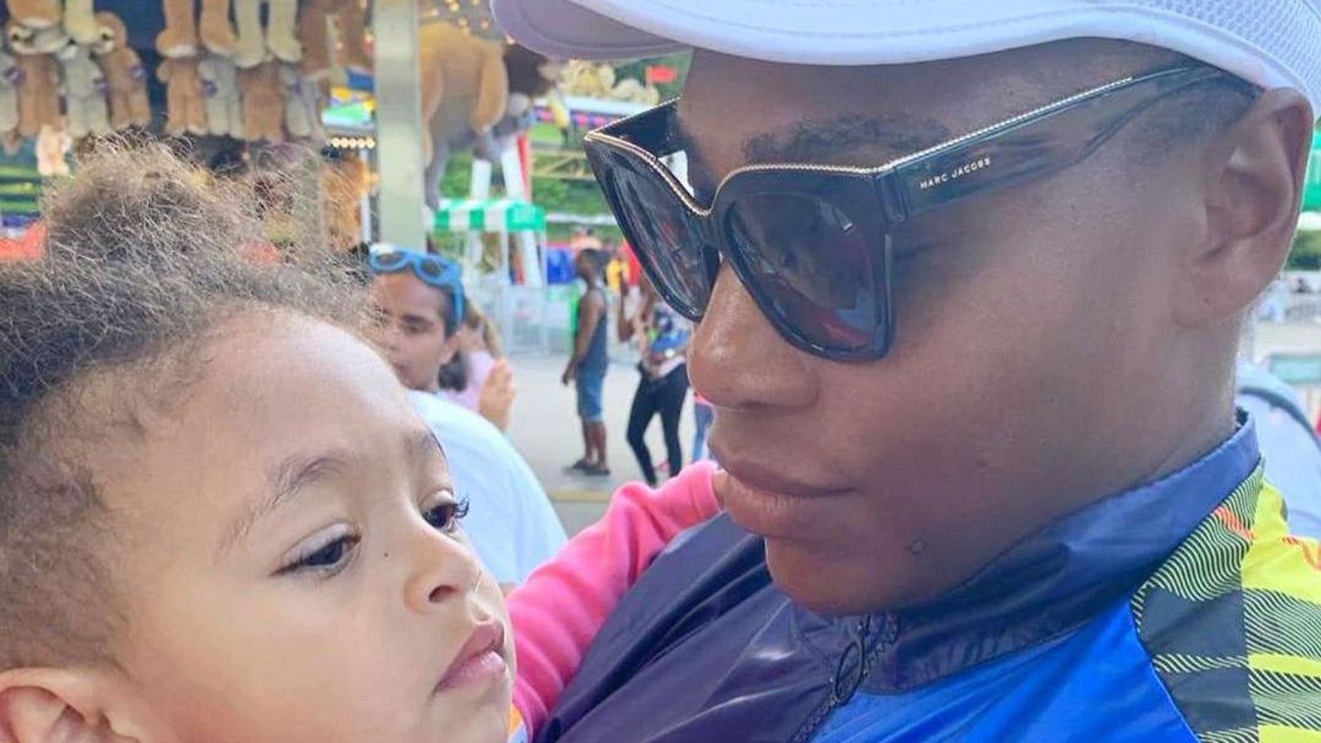 Serena Williams’ daughter takes a nap on her ‘stressed mom’ in candid photo