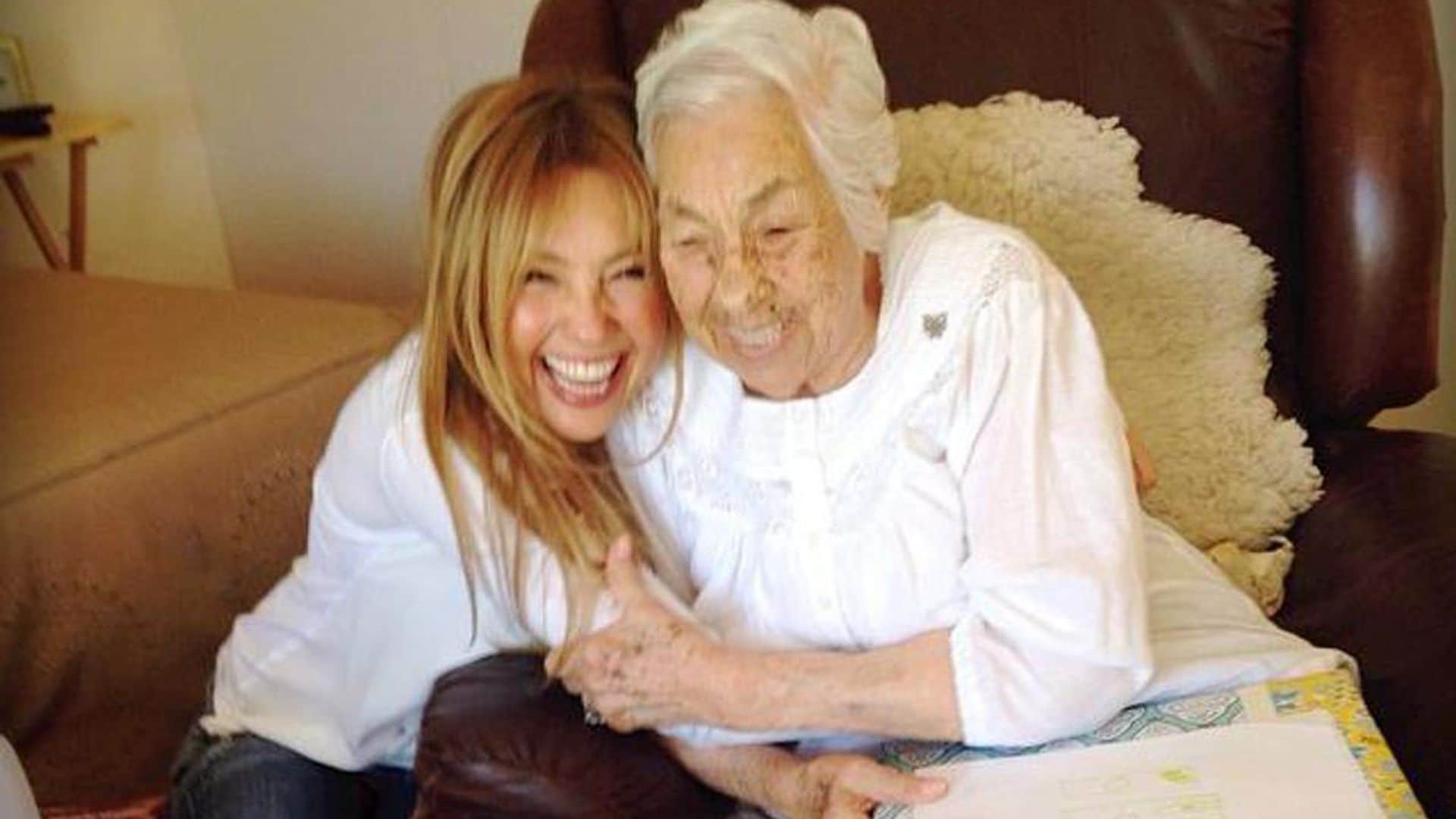 Thalía’s grandmother, Eva Mange, dies at 104 years of age