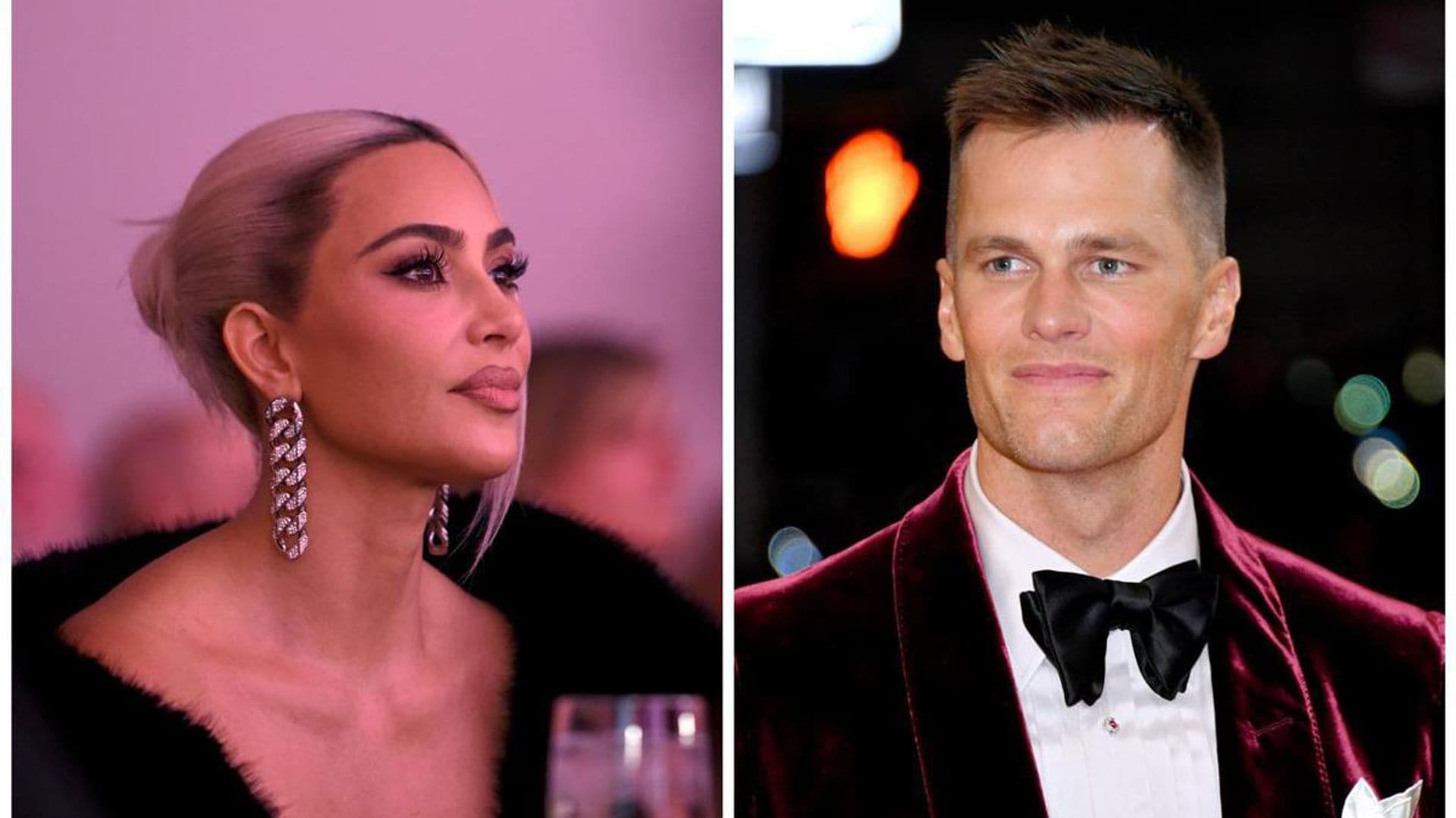 Kim Kardashian playfully addresses Tom Brady dating rumors
