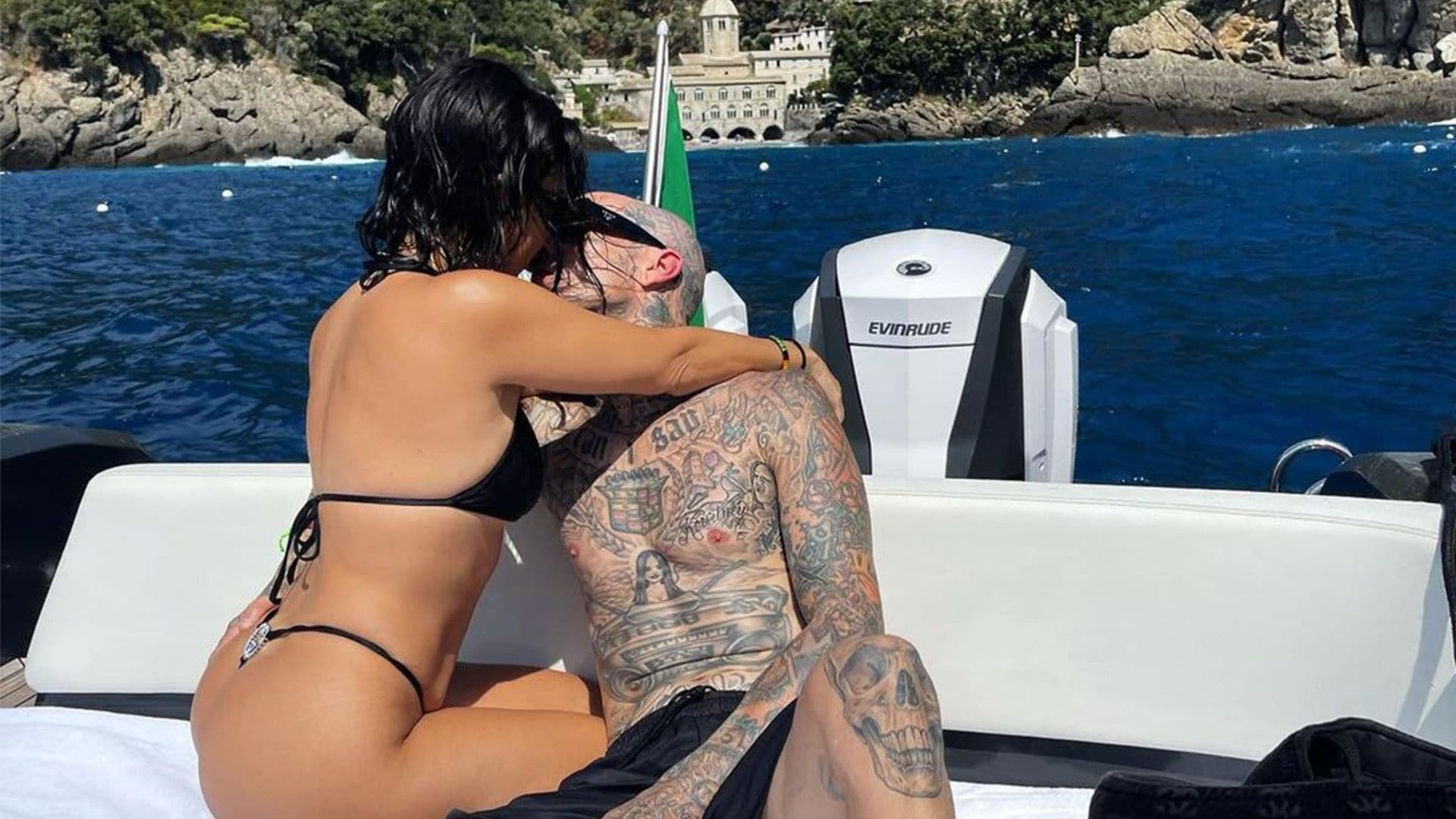 Kourtney Kardashian and Travis Barker are living their best lives in Italy together