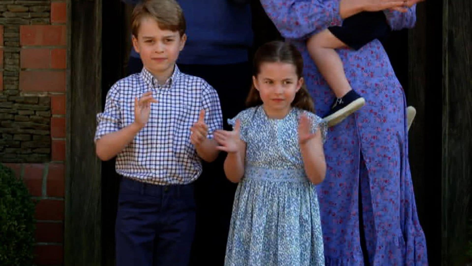 Royal fans spot previously unseen photo of George and Charlotte in Kate Middleton’s latest call