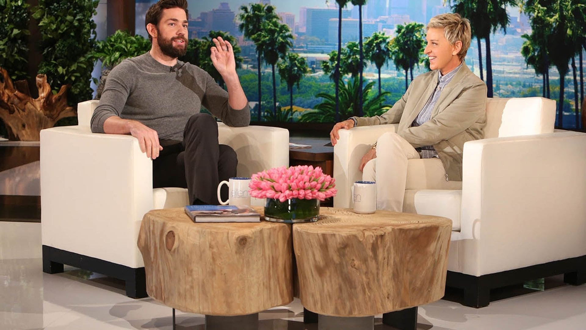 John Krasinski on sitting at Leonardo DiCaprio's 'winning table' at the Golden Globes