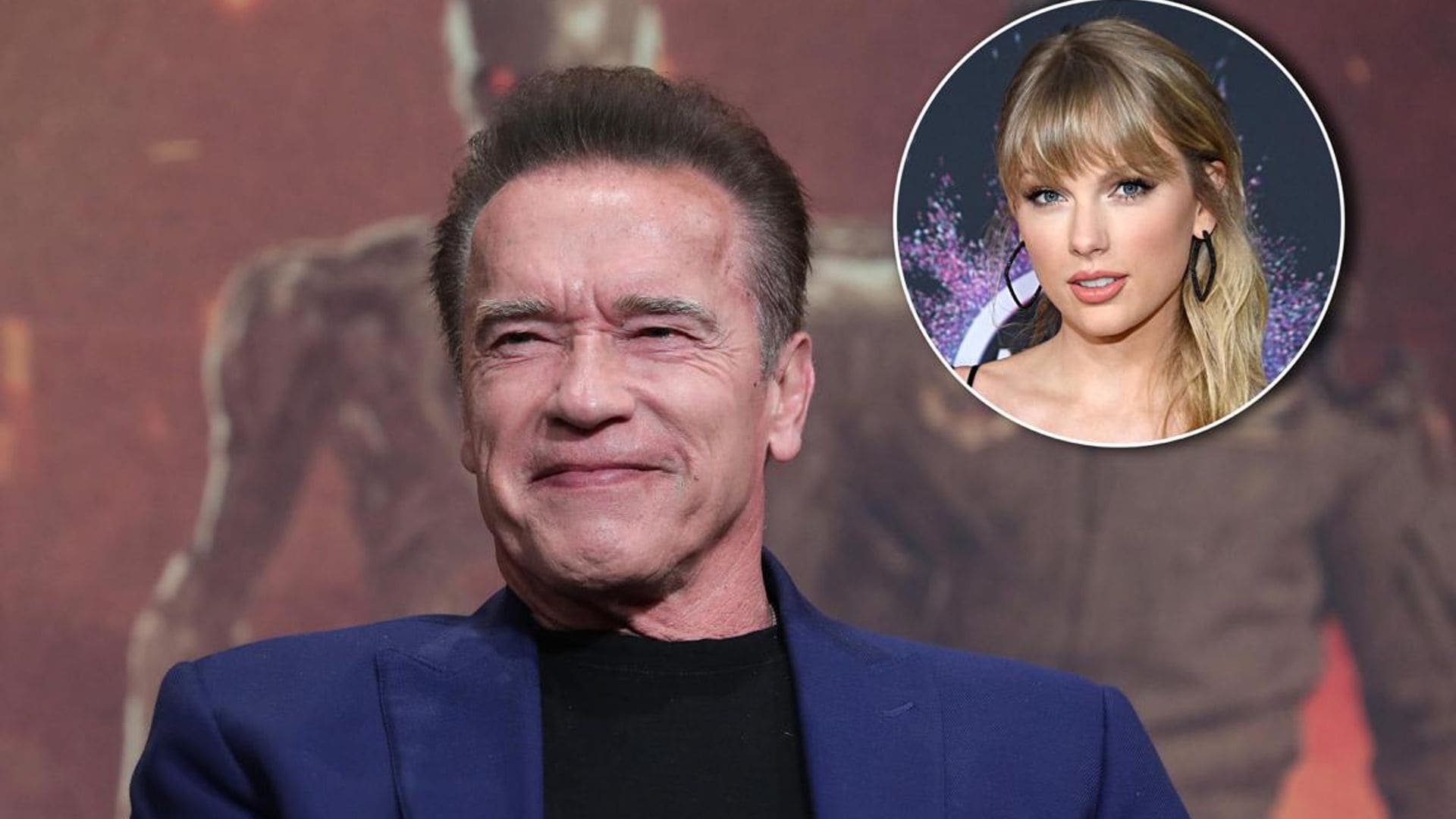 Watch Arnold Schwarzenegger work out to Taylor Swift music