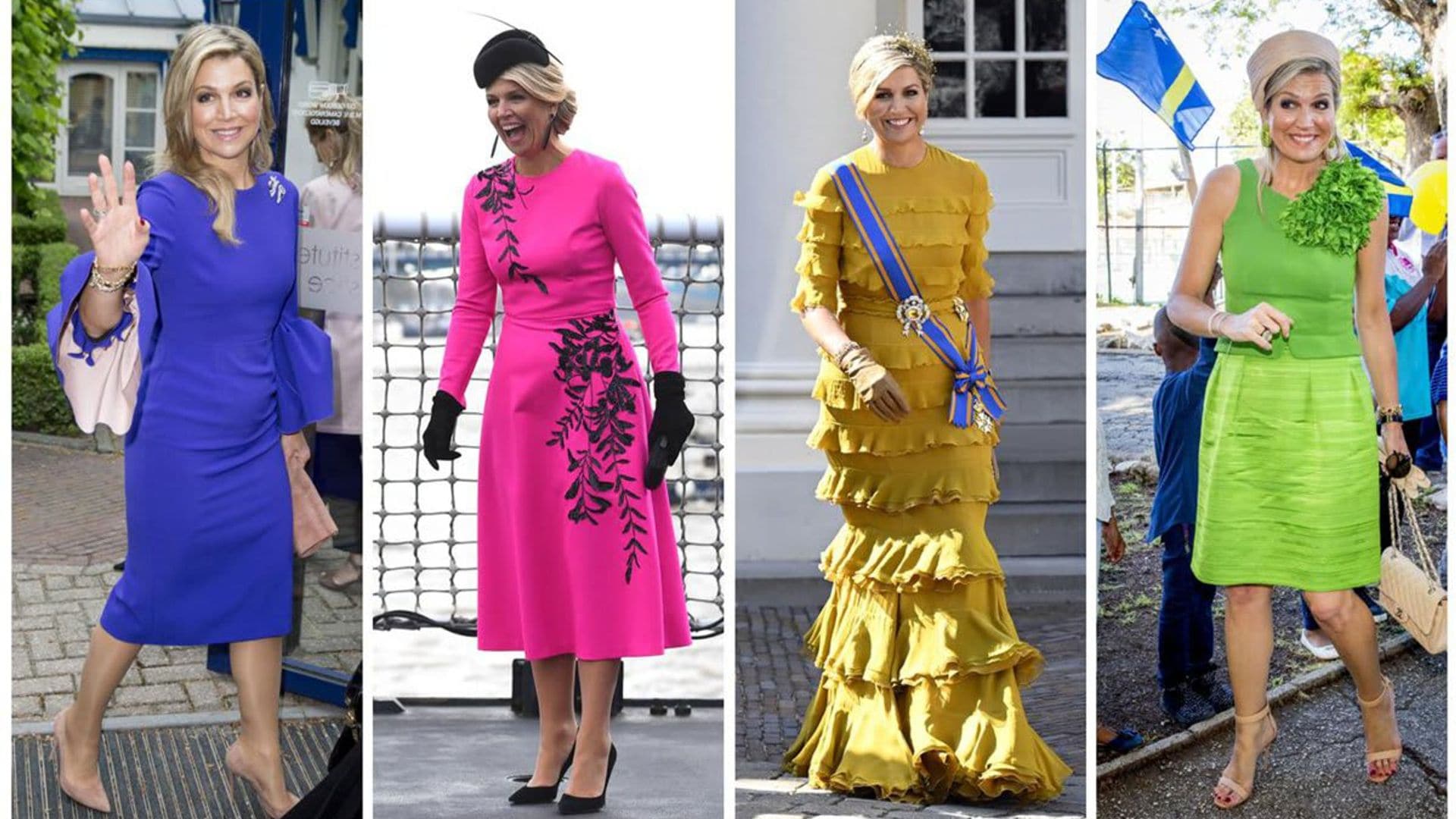 50 Fashionable years: the bold and colorful fashion of Queen Maxima [Photos]