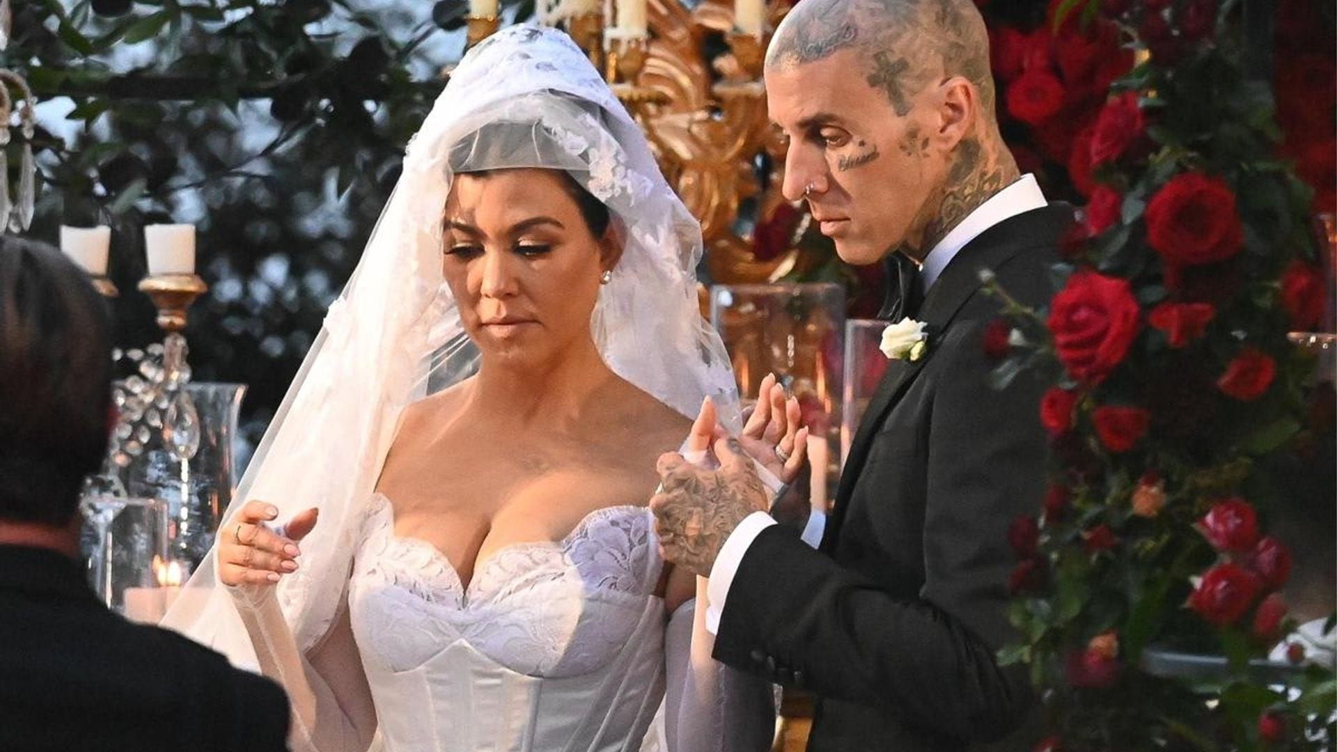 What the Kardashian family wore to Kourtney and Travis’ Italian wedding: See Pics