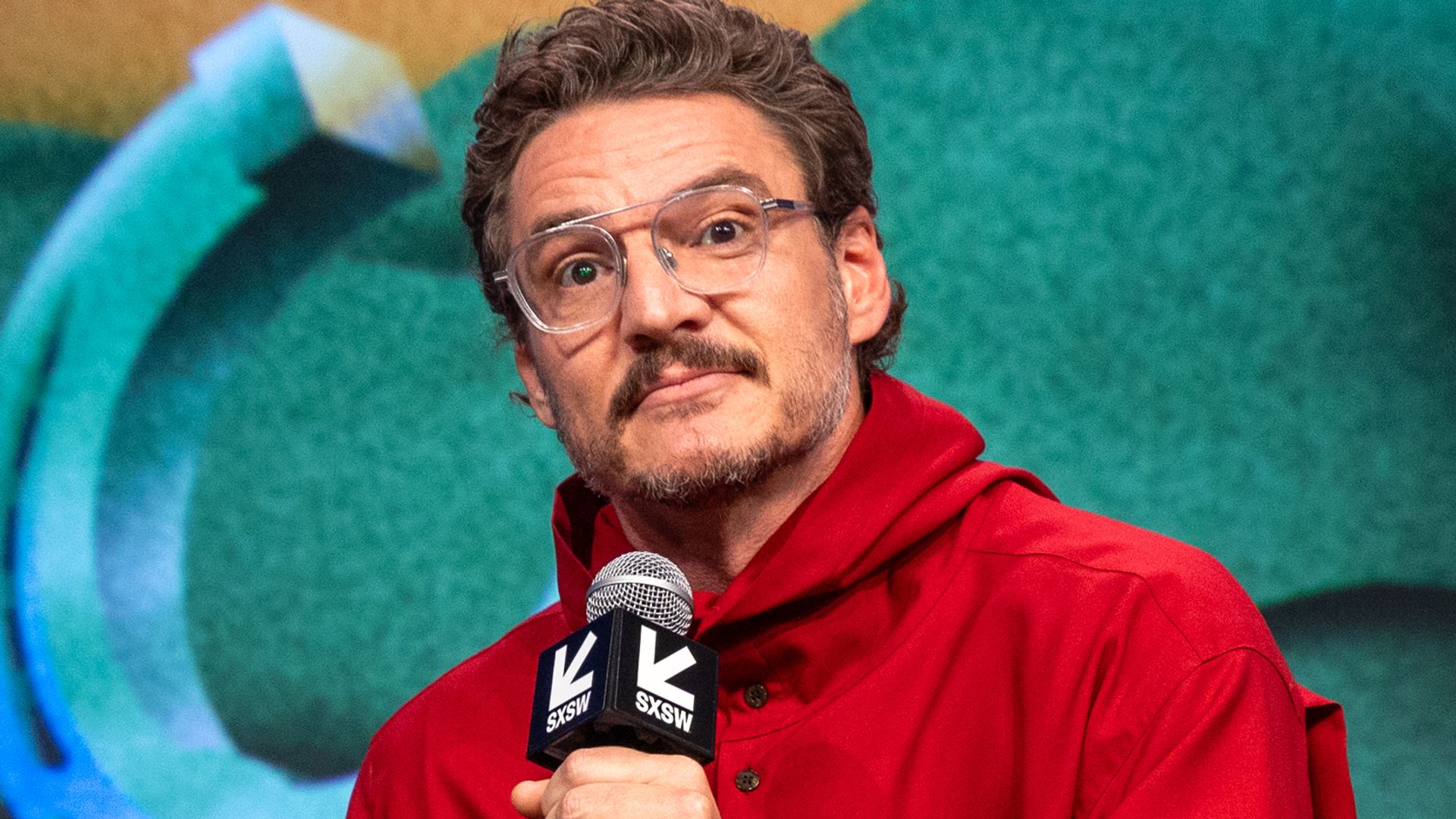 Pedro Pascal is the king of retro style in colorful vintage outfit