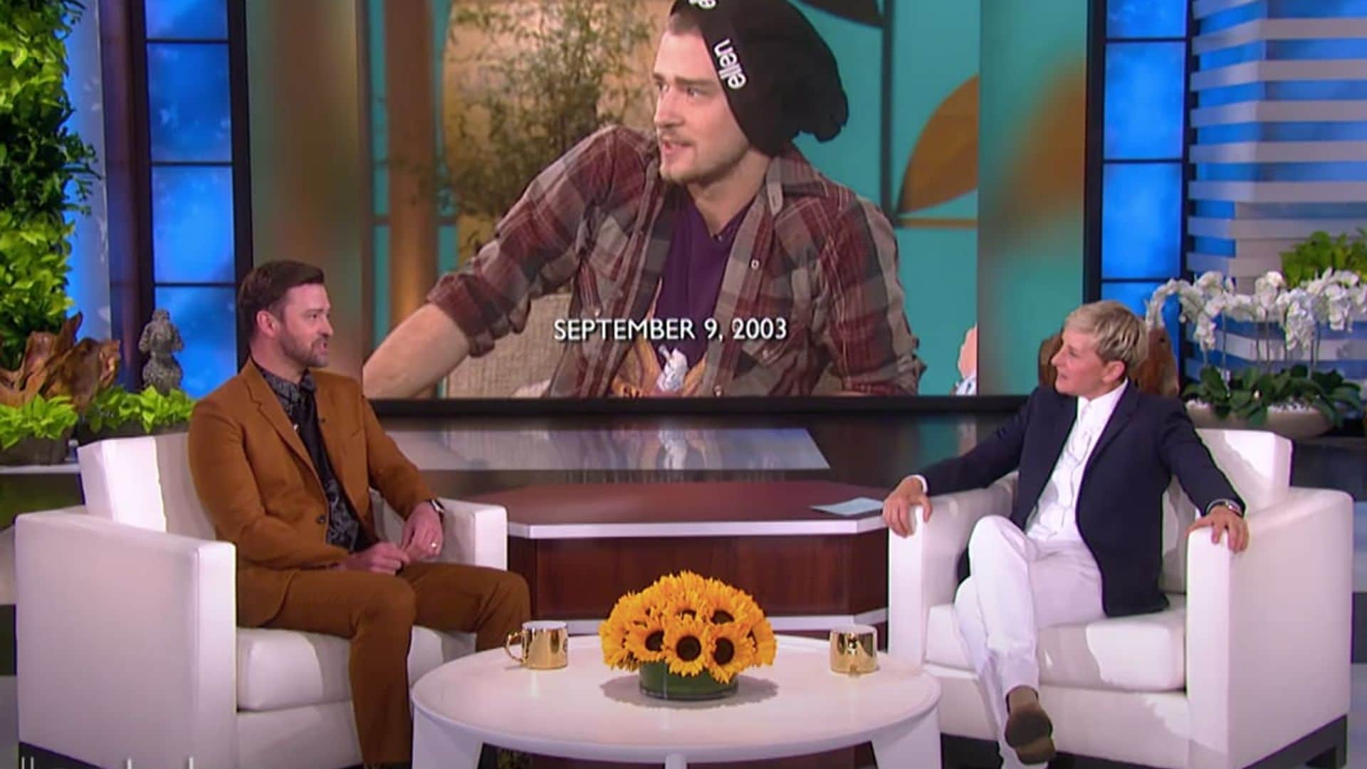 Justin Timberlake offers Ellen DeGeneres a babysitting job when her show ends