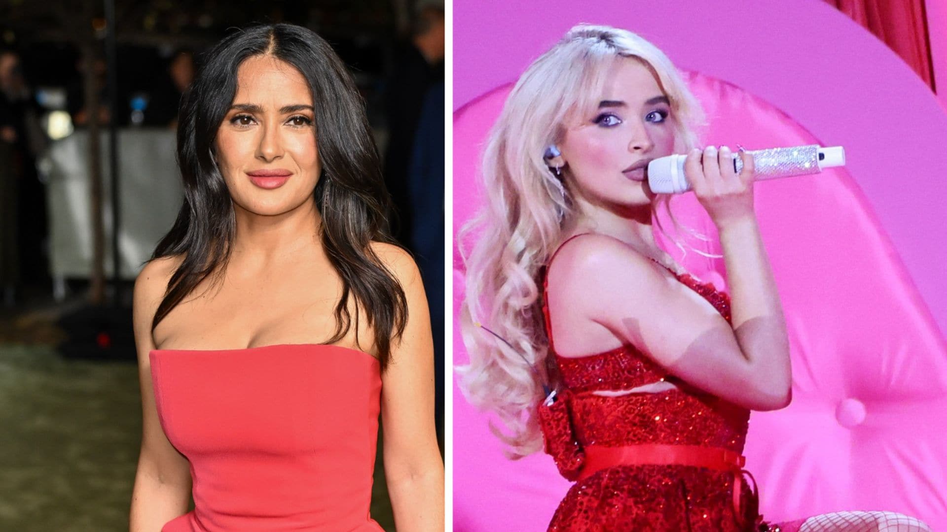 Salma Hayek 'arrested' at Sabrina Carpenter's concert in London: See their matching looks