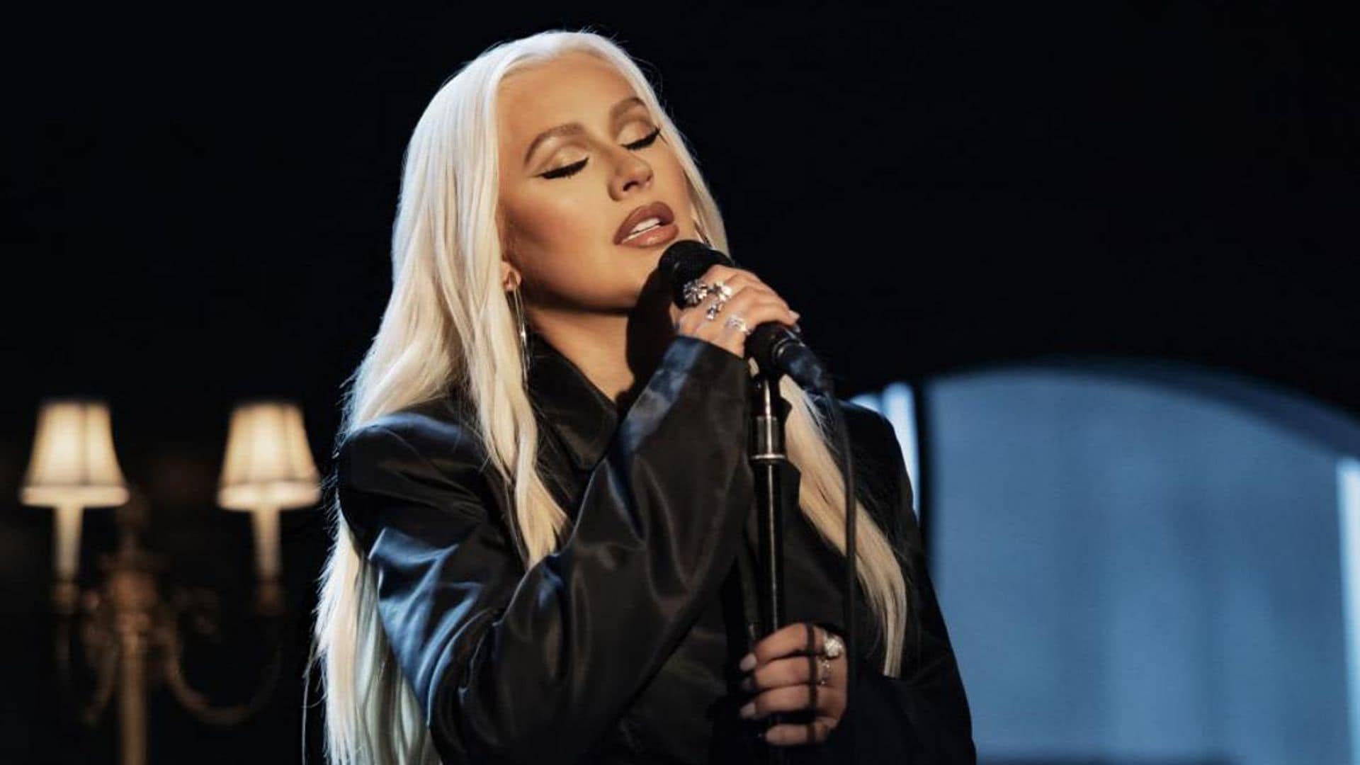 Christina Aguilera shares a preview of her Las Vegas show