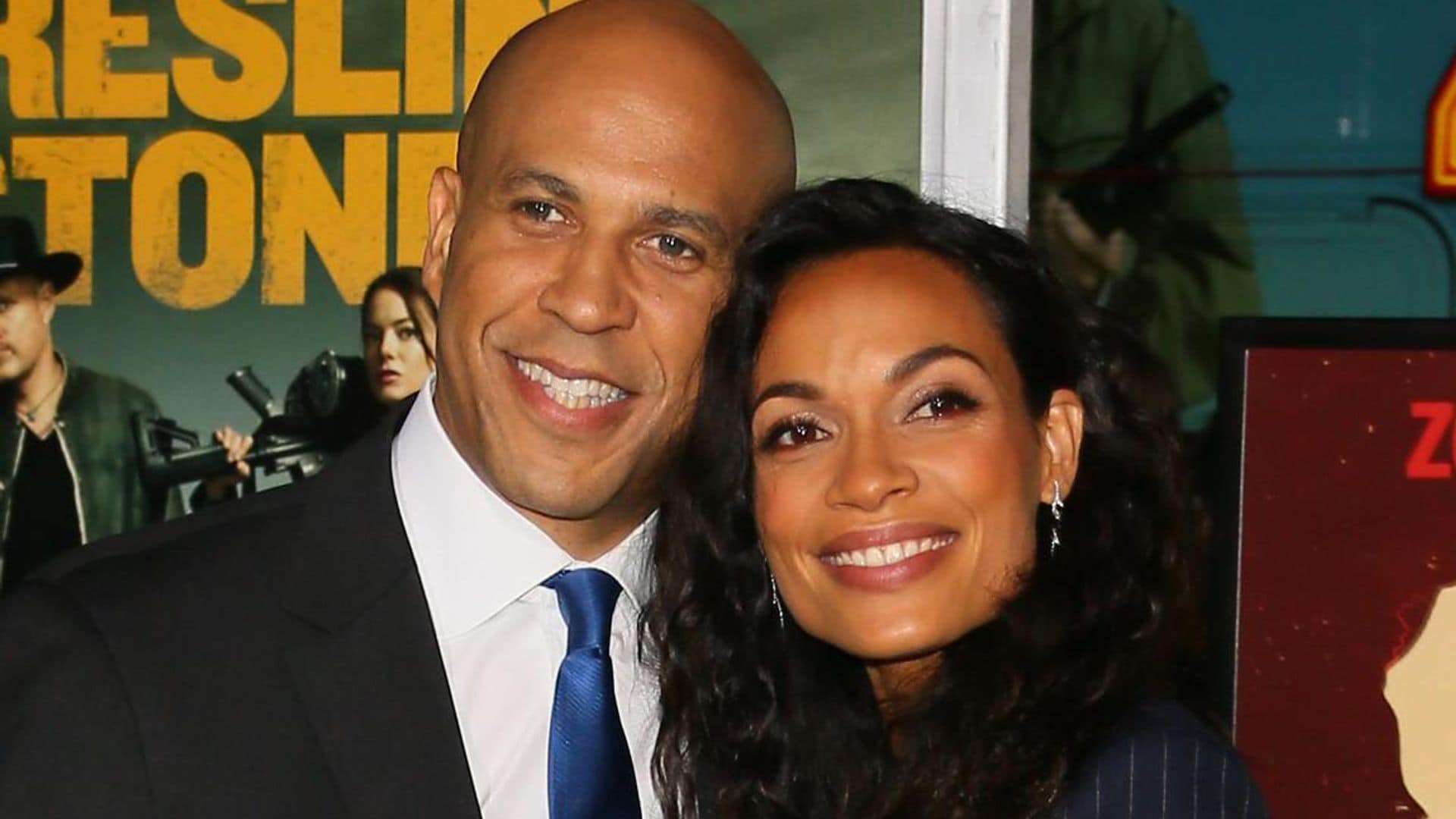 Rosario Dawson supports boyfriend Cory Booker after dropping from presidential race