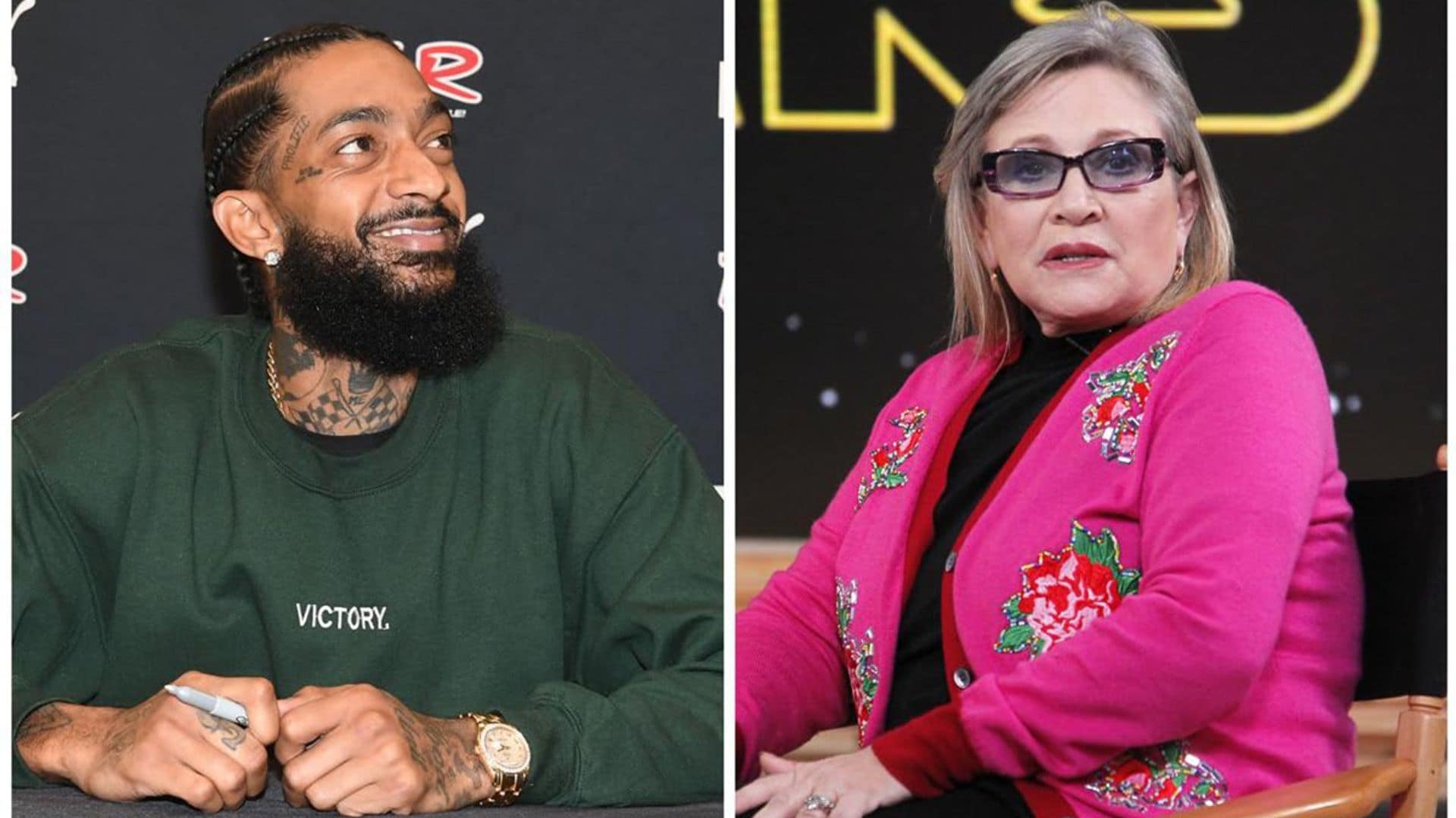 Nipsey Hussle and Carrie Fisher to be posthumously honored with stars on the Hollywood Walk of Fame