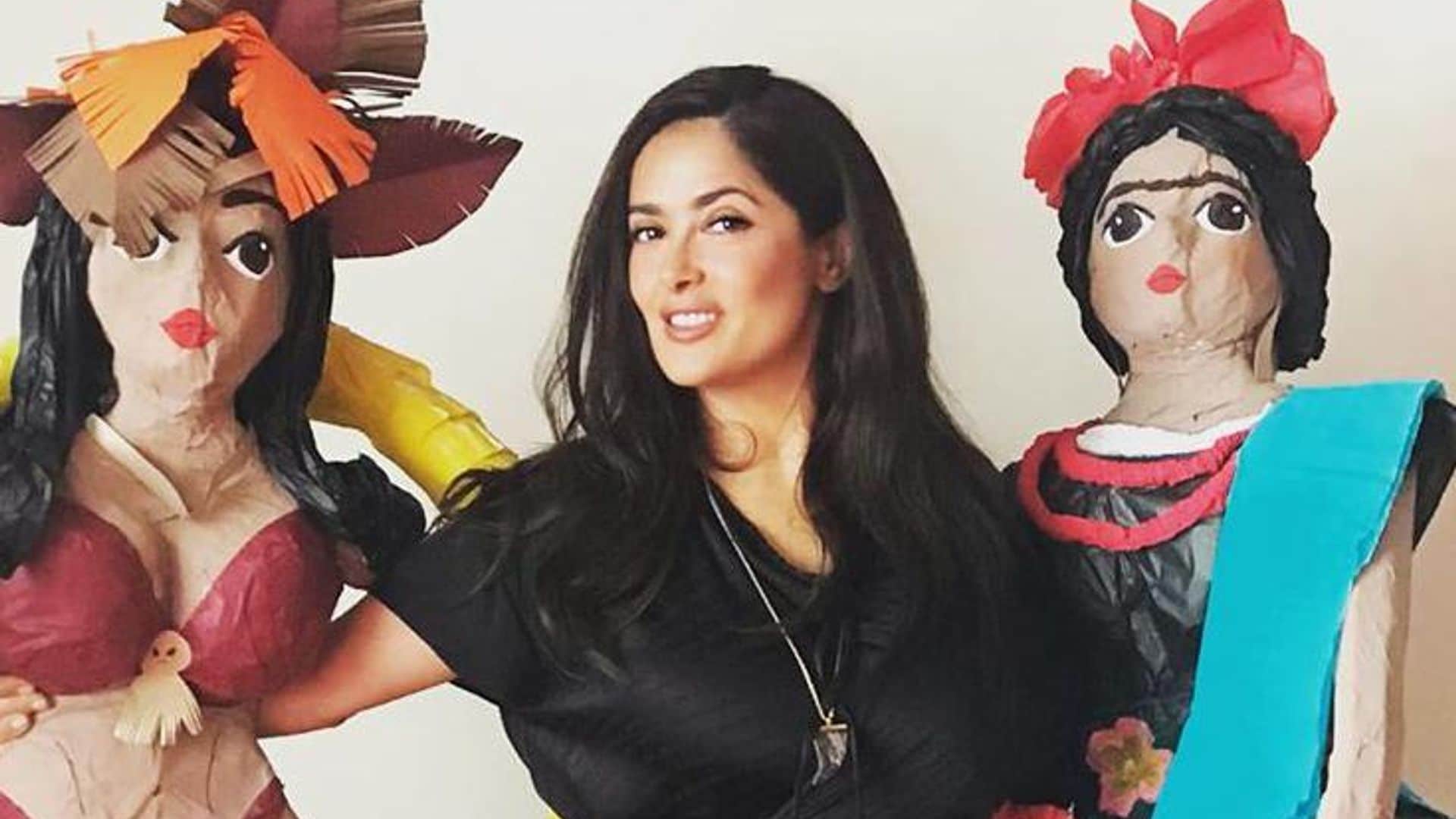 Salma Hayek had two big reasons to celebrate Mexico's Independence Day