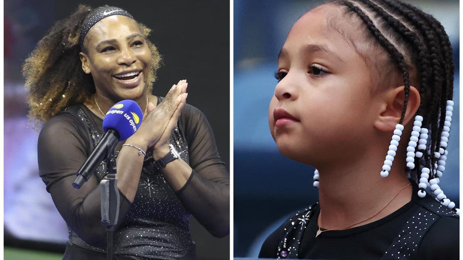 Serena Williams and daughter Alexis Olympia wear matching looks at the U.S. Open