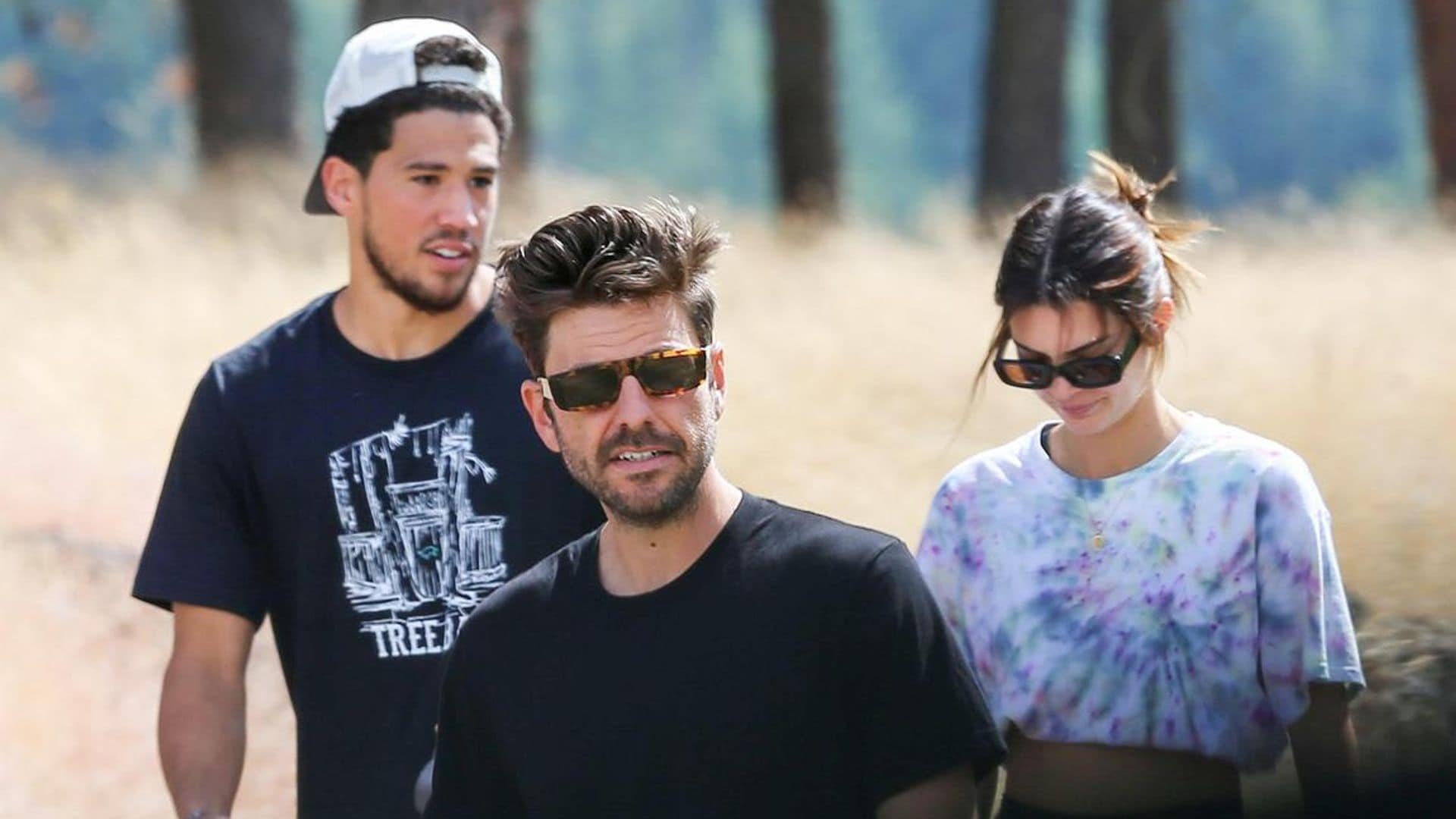 Kendall Jenner and Devin Booker enjoyed the outdoors with Justin and Hailey Bieber at an Idaho lake house