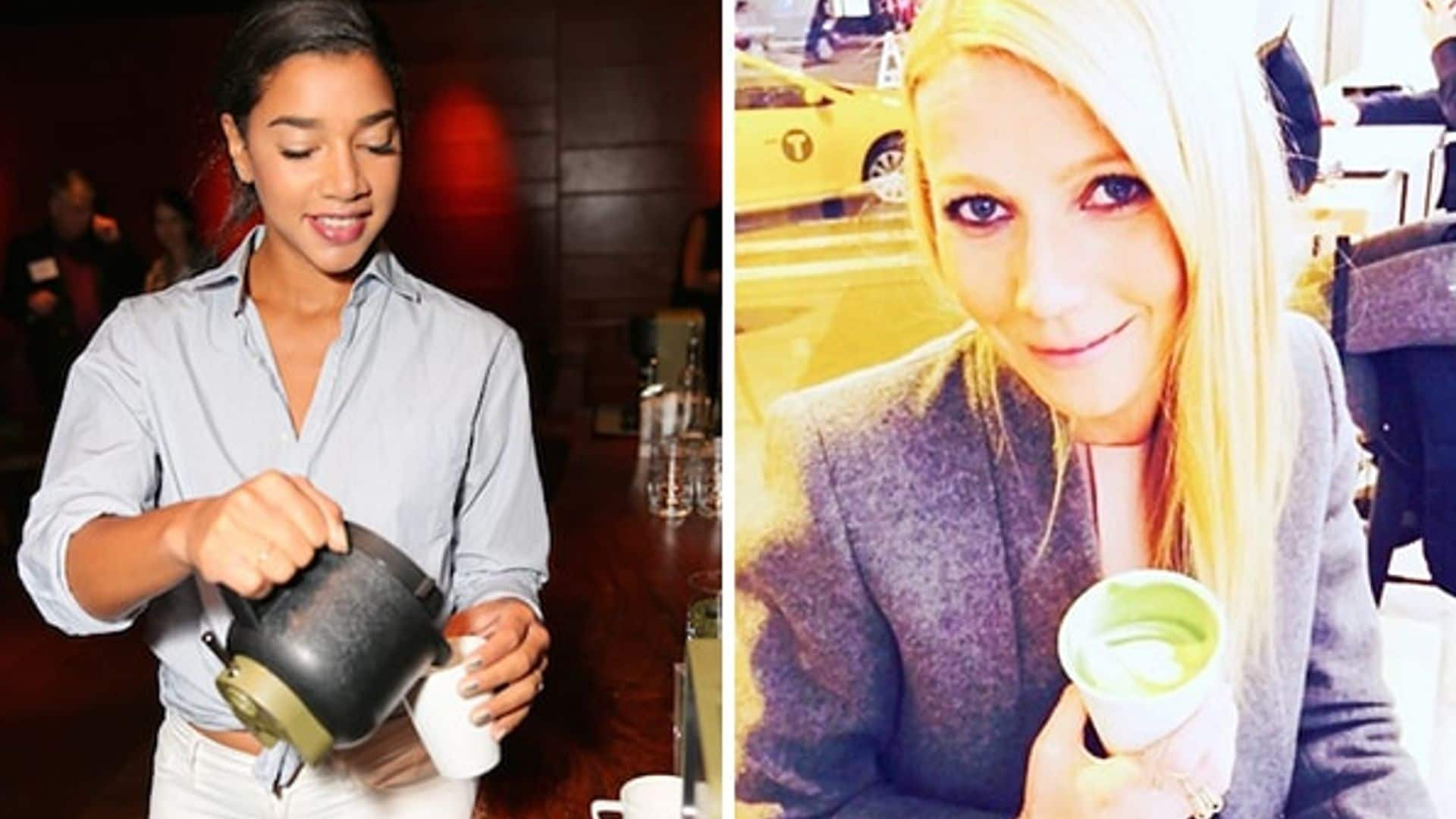 Hannah Bronfman, Gwyneth Paltrow and more stars warming up to matcha