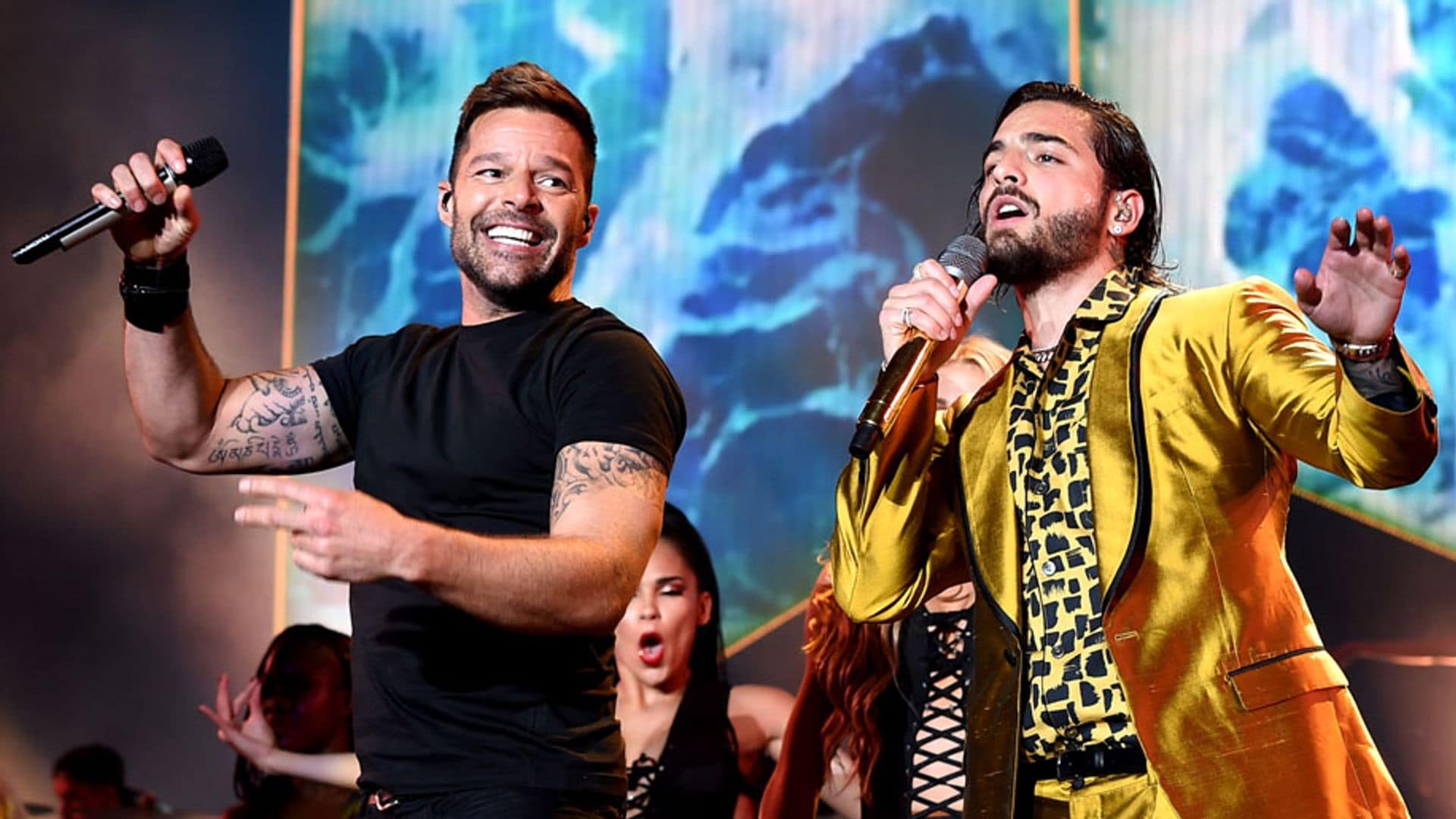 Ricky Martin and more stars react to Maluma's big news