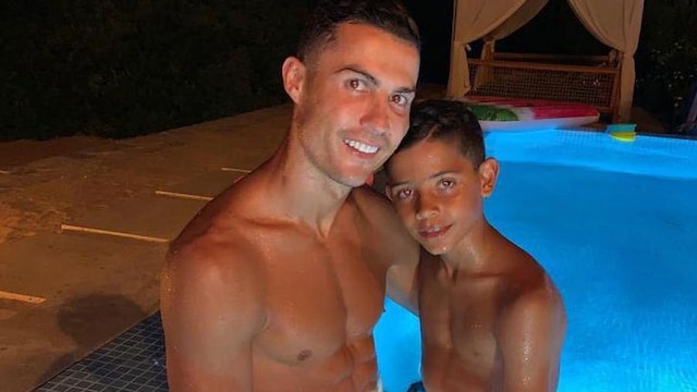 Cristiano Ronaldo jr social media