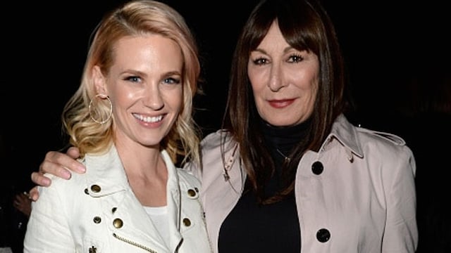 January Jones and Anjelica Houston
Photo: Getty Images