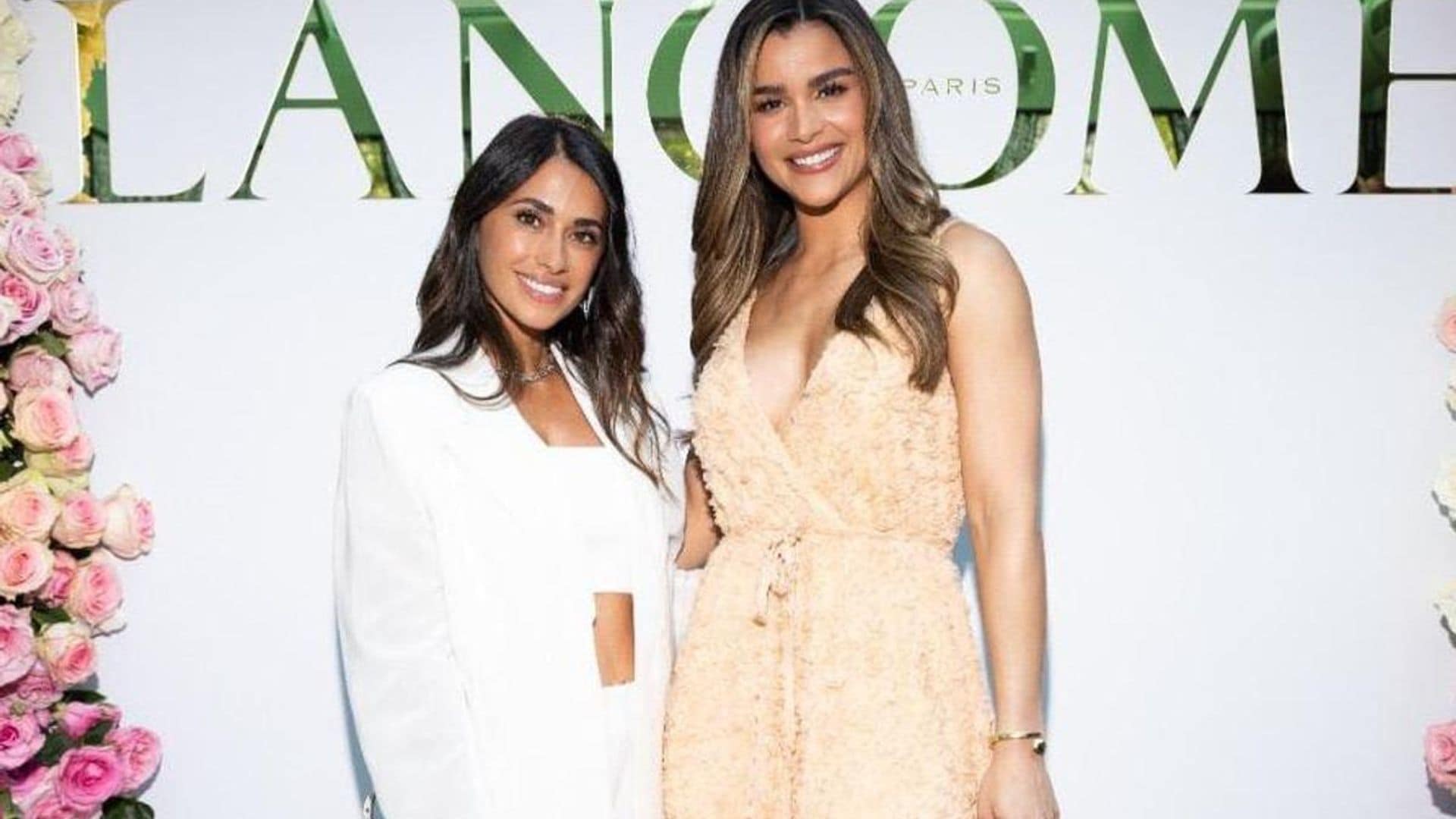 Antonela Roccuzzo steps out in all-white ensemble for exclusive dinner, poses next to Clarissa Molina