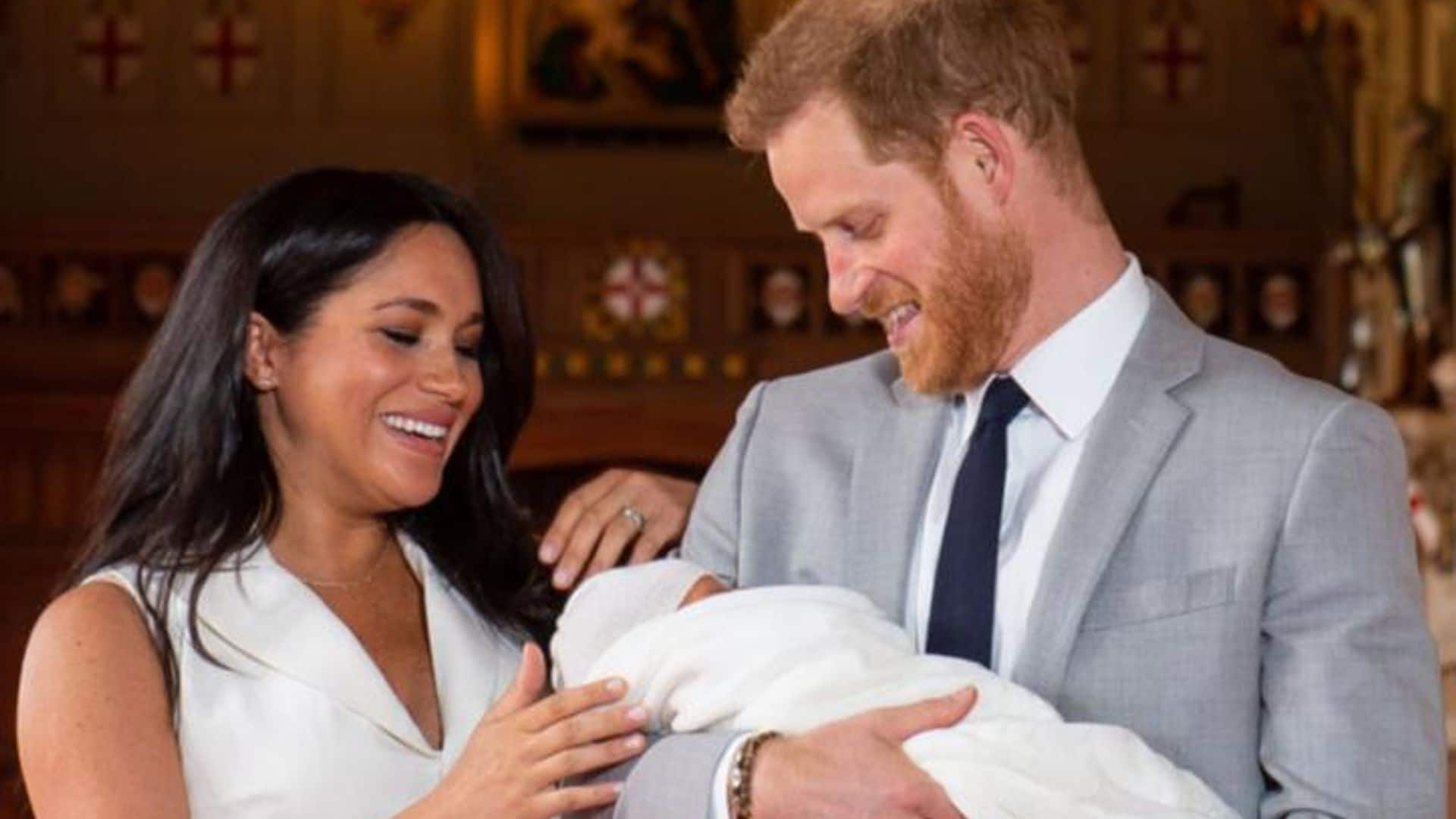 Prince Harry cuddles baby Archie while celebrating first Father's Day in adorable new photo