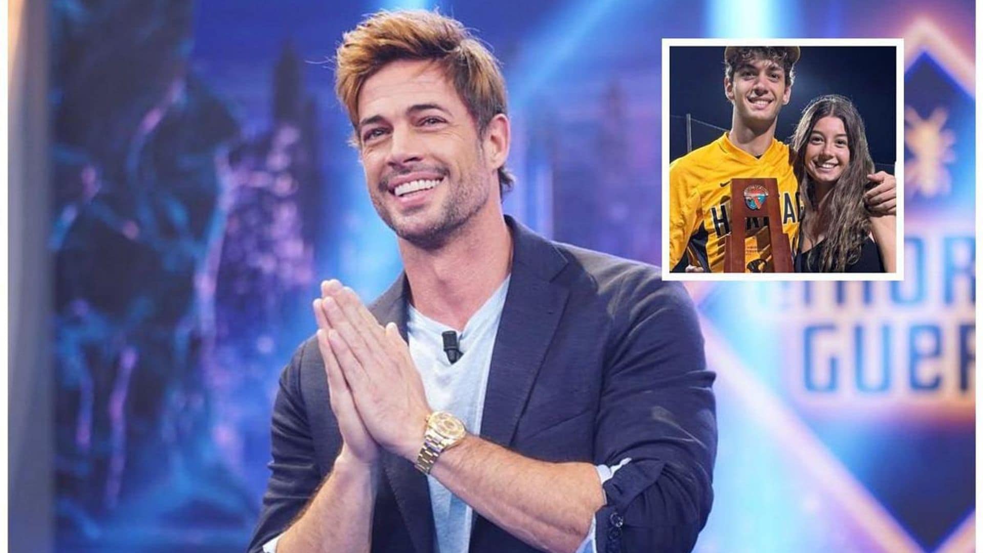 William Levy celebrates his son’s win at baseball championship