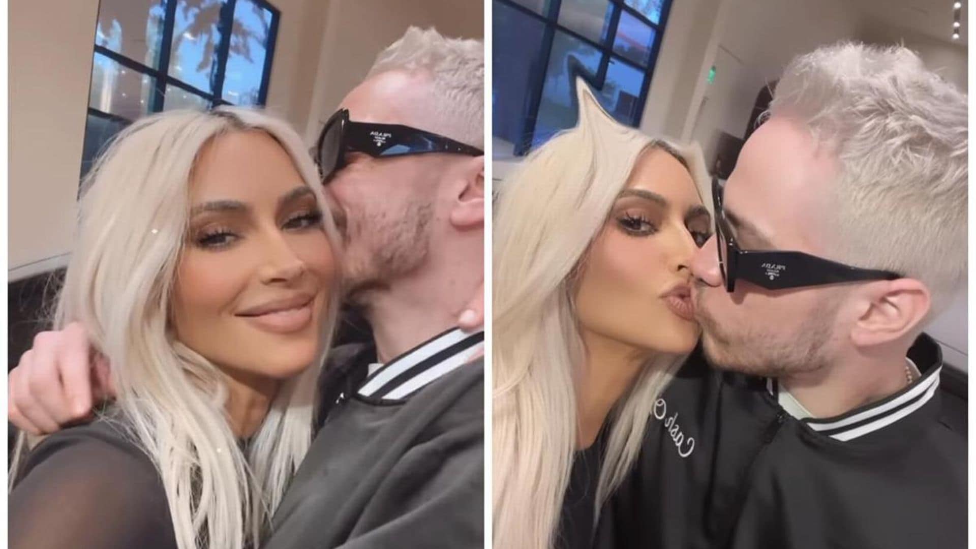 Kim Kardashian and Pete Davidson pack on the PDA like Kourtney and Travis Barker