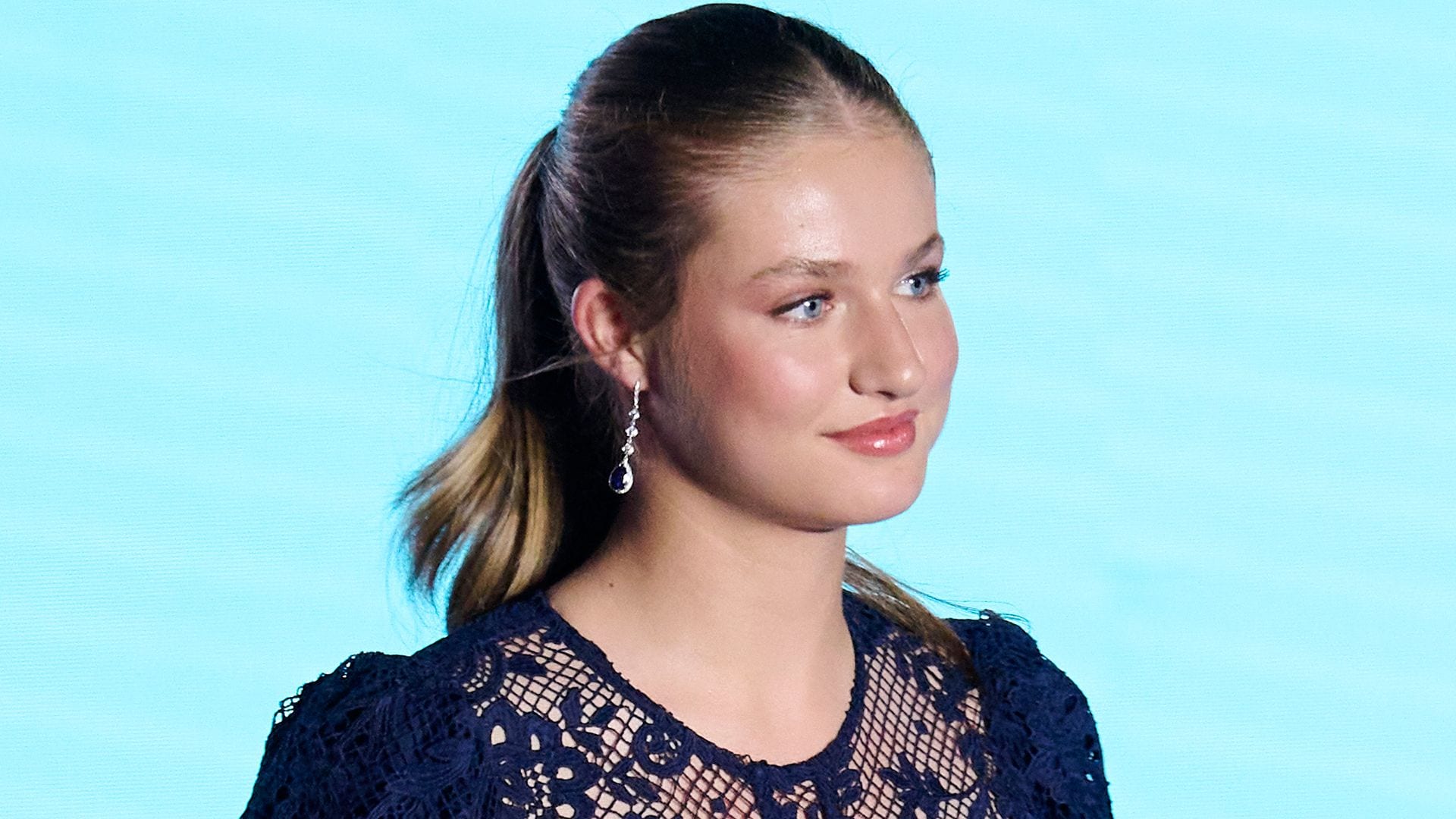 LLORET DE MAR, SPAIN - JULY 10: Crown Princess Leonor of Spain attends the Princess of Girona awards 2024 at the Costa Brava Palace Congress on July 10, 2024 in Lloret de Mar, Spain. (Photo by Carlos Alvarez/Getty Images)