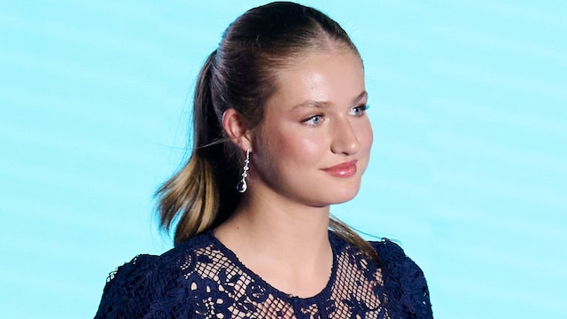 LLORET DE MAR, SPAIN - JULY 10: Crown Princess Leonor of Spain attends the Princess of Girona awards 2024 at the Costa Brava Palace Congress on July 10, 2024 in Lloret de Mar, Spain. (Photo by Carlos Alvarez/Getty Images)