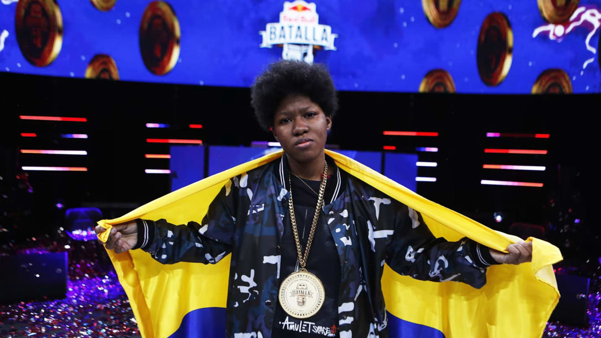 Colombia's Marithea is the only female rapper fighting for the crown at the Red Bull Batalla World Final 2021