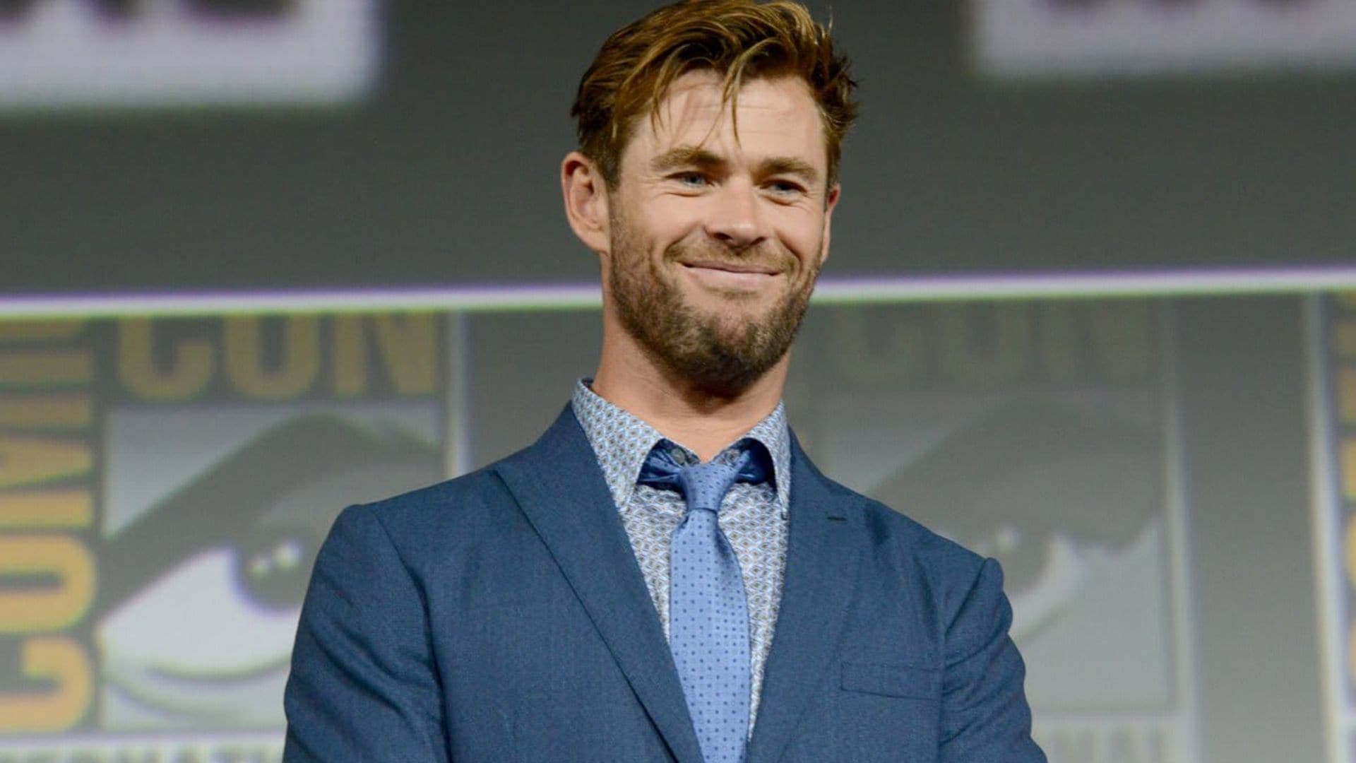 You have to see the 'awesome' cake Chris Hemsworth's kids made him for his birthday