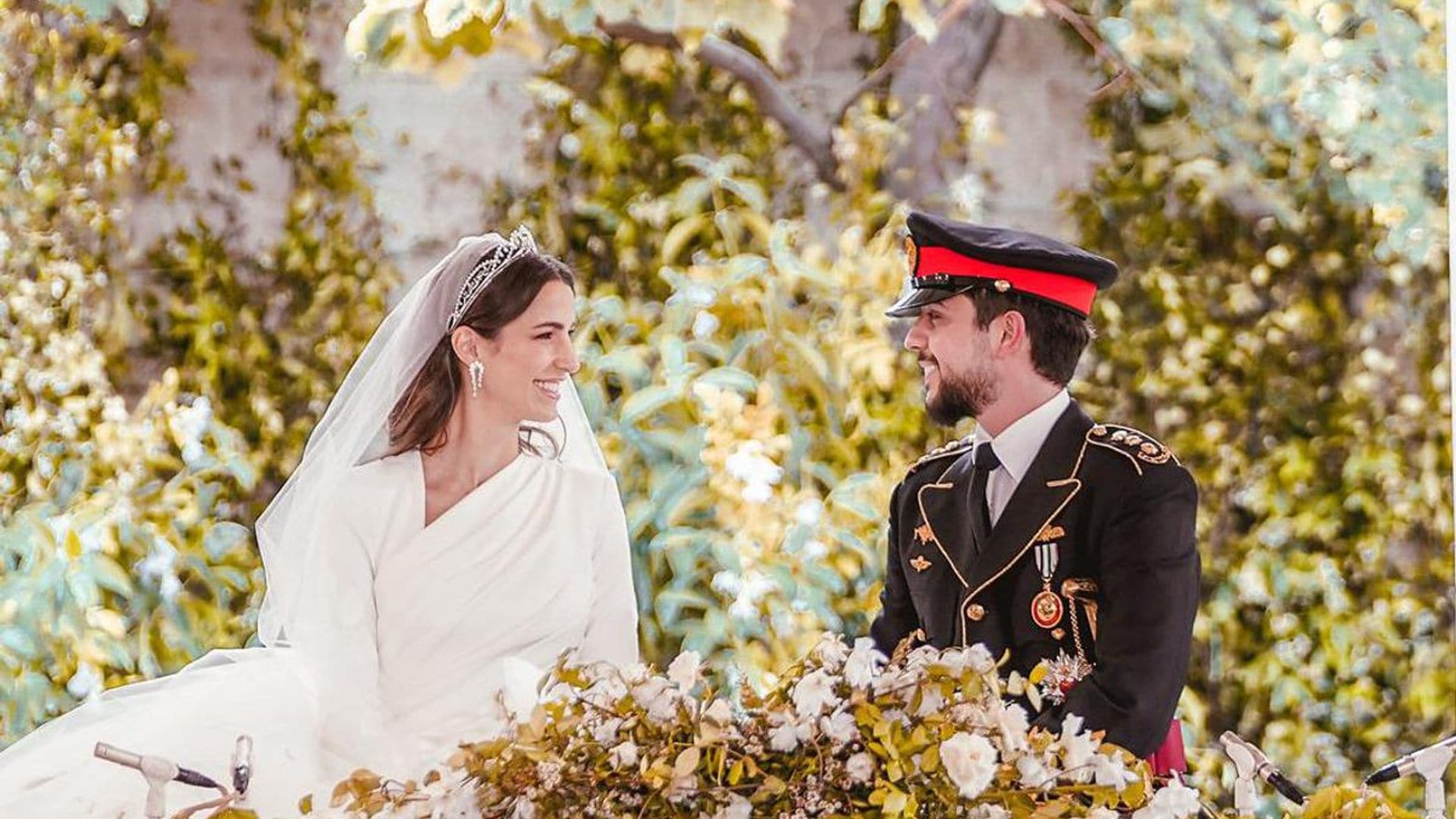 Every must-see photo from Crown Prince Hussein and Princess Rajwa's wedding ceremony