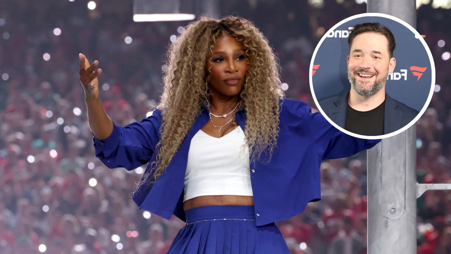 Serena Williams' husband, Alexis Ohanian, shared his thoughts on her Super Bowl LIX cameo