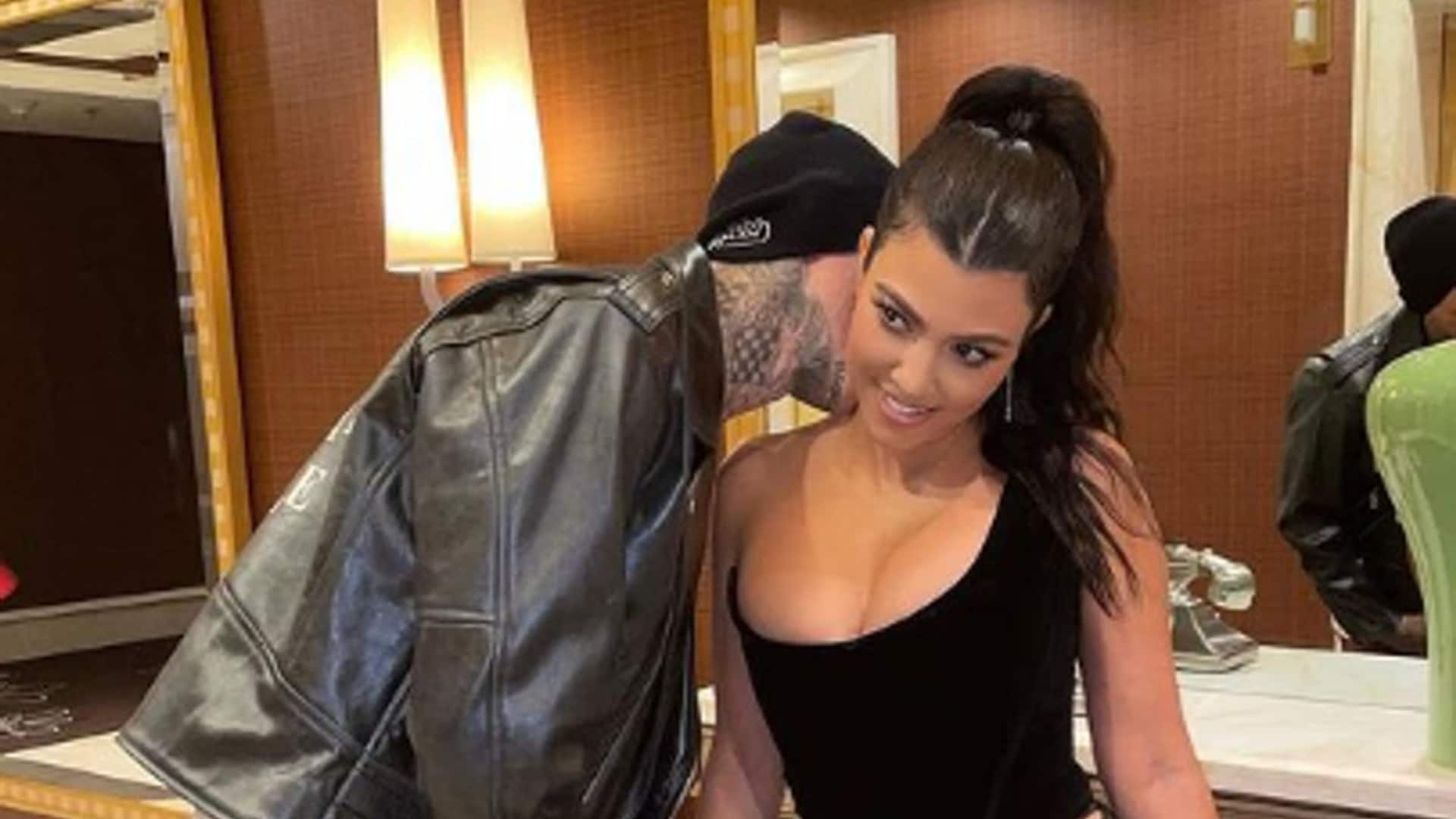 Kourtney Kardashian and Travis Barker