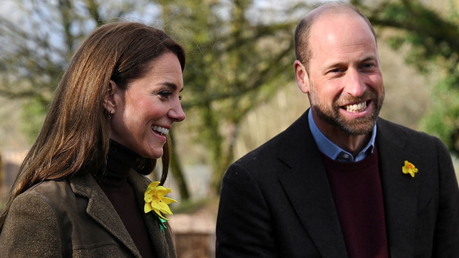 The Prince and Princess of Wales filmed sharing a sweet moment after engagements: Watch