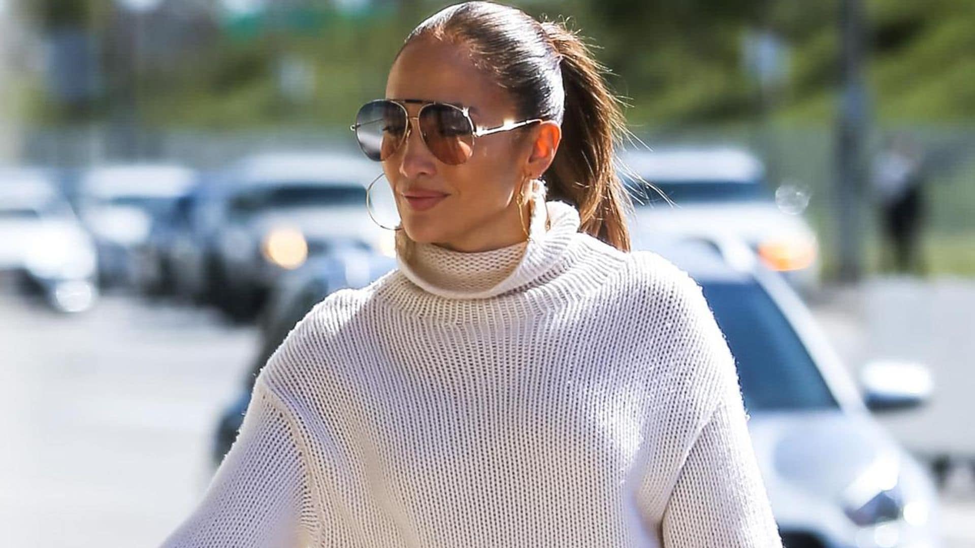 Jennifer Lopez brings back the cargo pants in the most stylish way possible