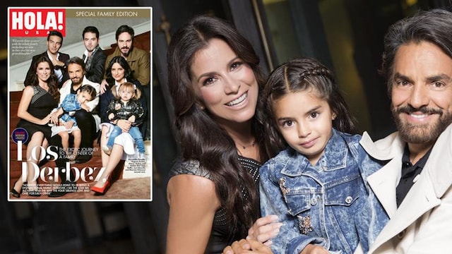 Eugenio Derbez and his family for HOLA! USA, exclusive interview