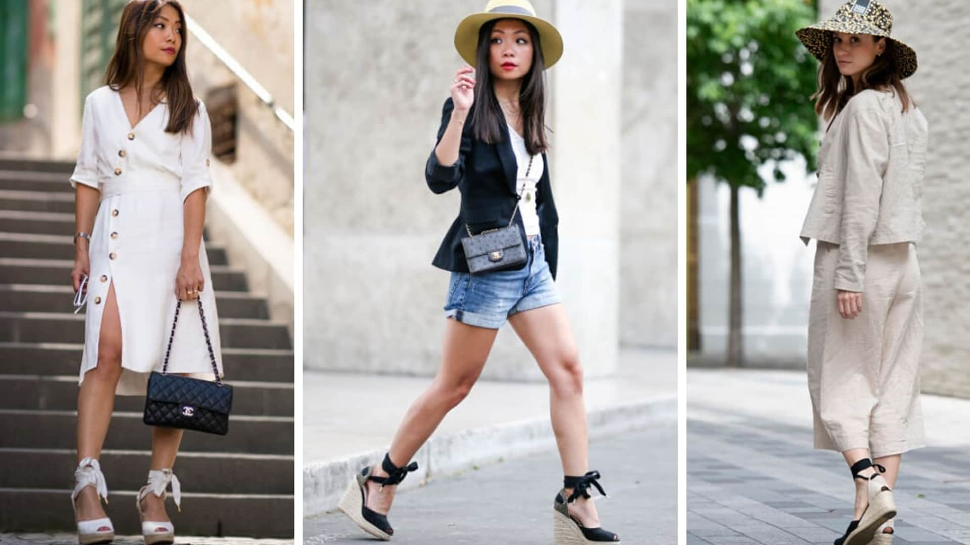 Espadrilles in street style