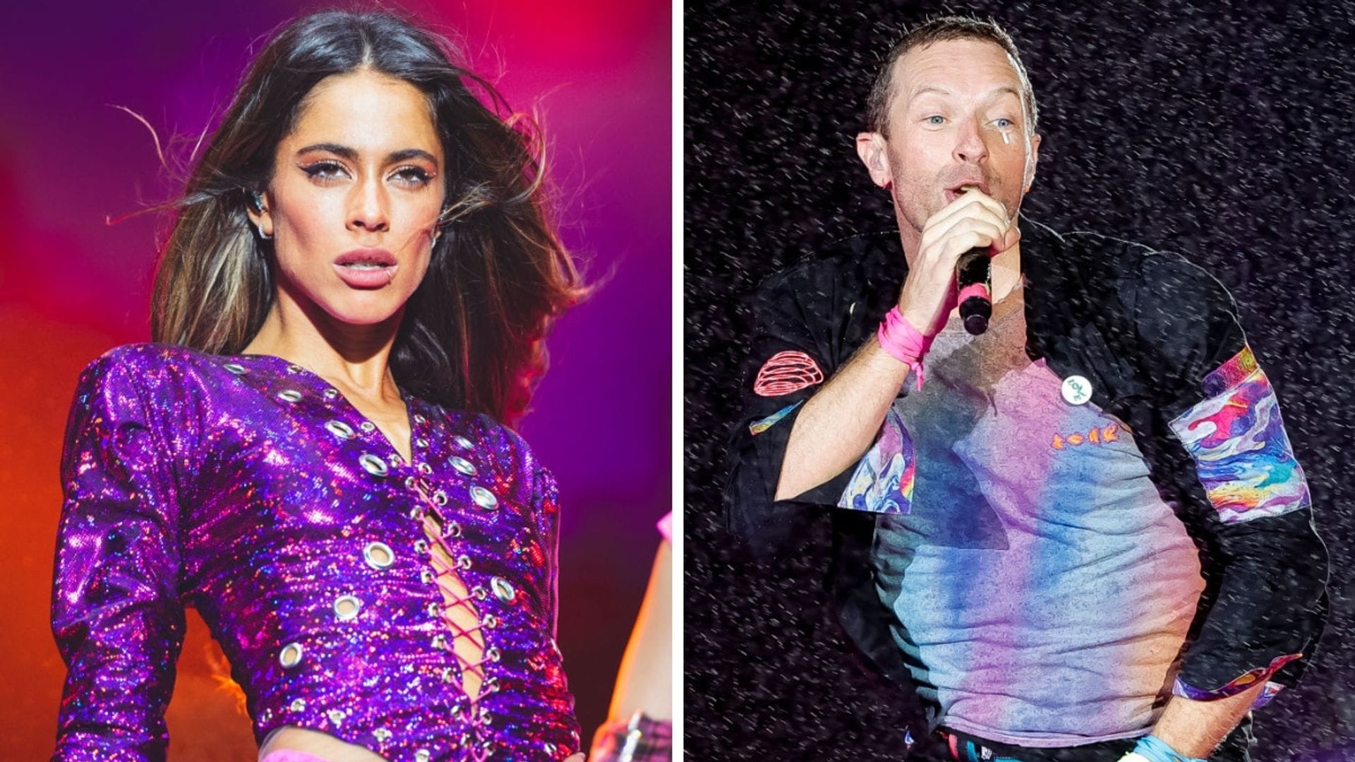 Tini Stoessel joins Chris Martin for a surprise street performance in Dublin