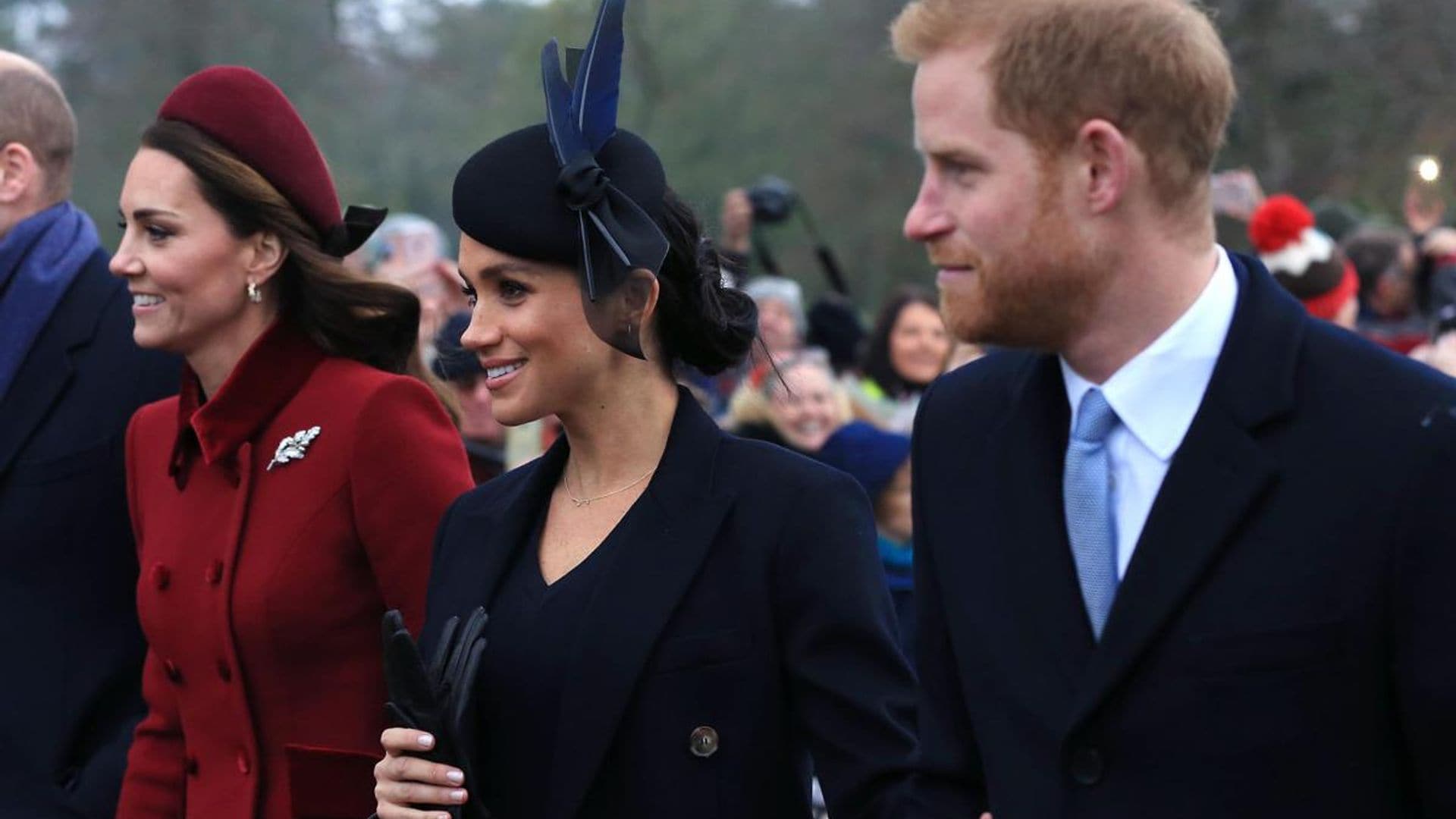 The Royal Family Attend Church On Christmas Day