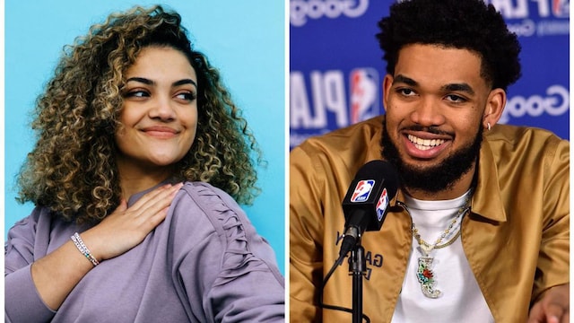 Laurie Hernandez and Karl-Anthony Towns talk about athlete mental health in Nike's newest podcast 'No Off-Season'