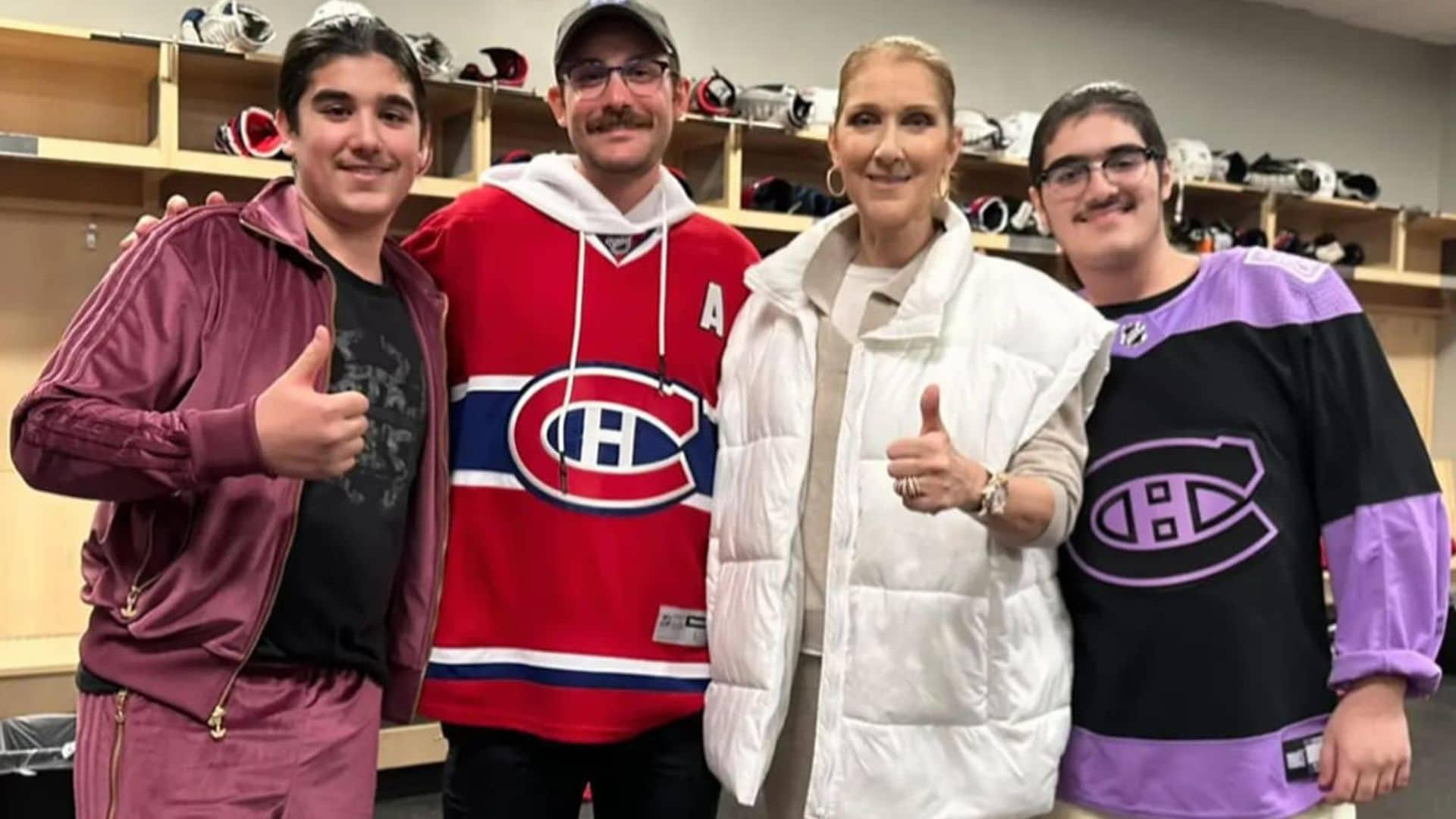 Celine Dion’s sweet moment with her three sons amid health battle