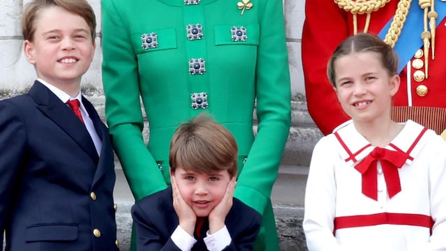 Prince George, Princess Charlotte and Prince Louis attend Trooping the Colour 2023