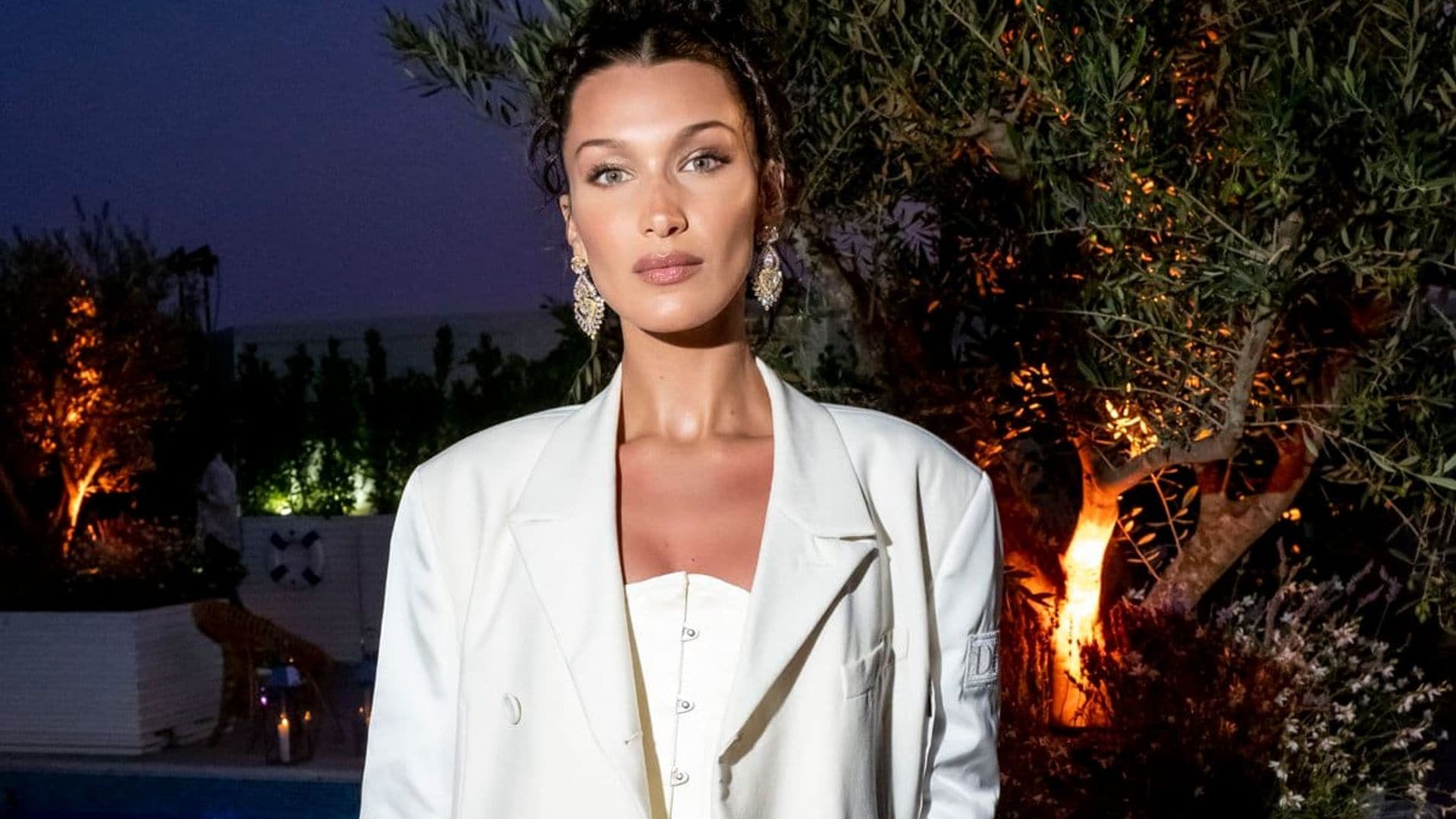 Bella Hadid kisses Marc Kalman in throwback photo