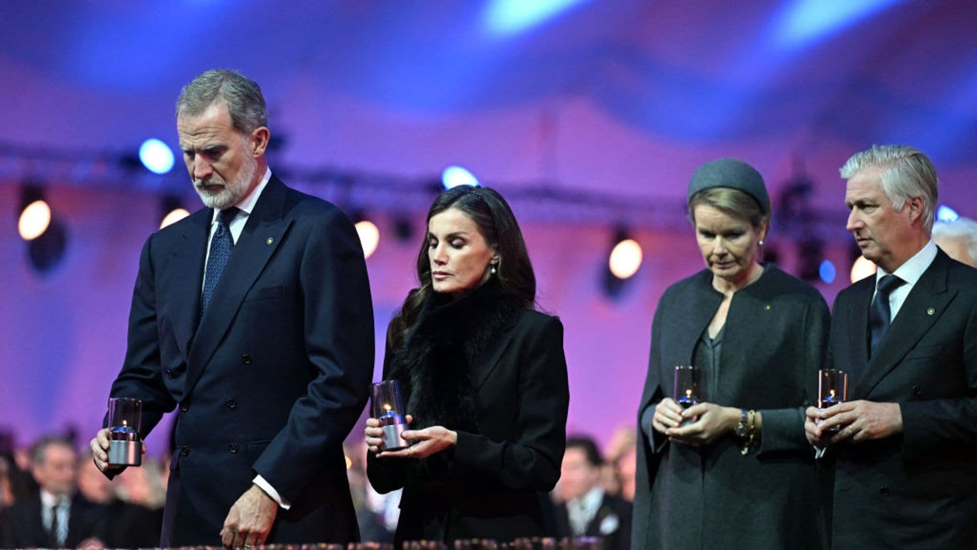 Kings Felipe and Queen Letizia join global leaders to mark Auschwitz 80th anniversary