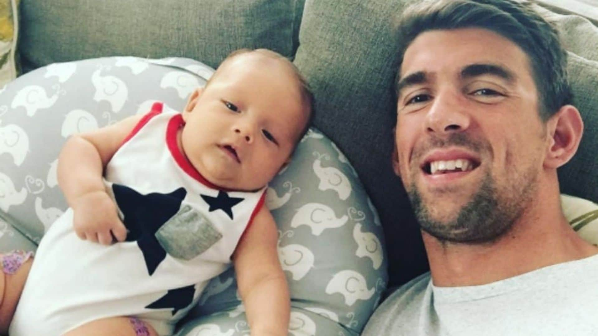 Rio 2016 Olympics: Michael Phelps and fiancée Nicole Johnson's son Boomer steals the show